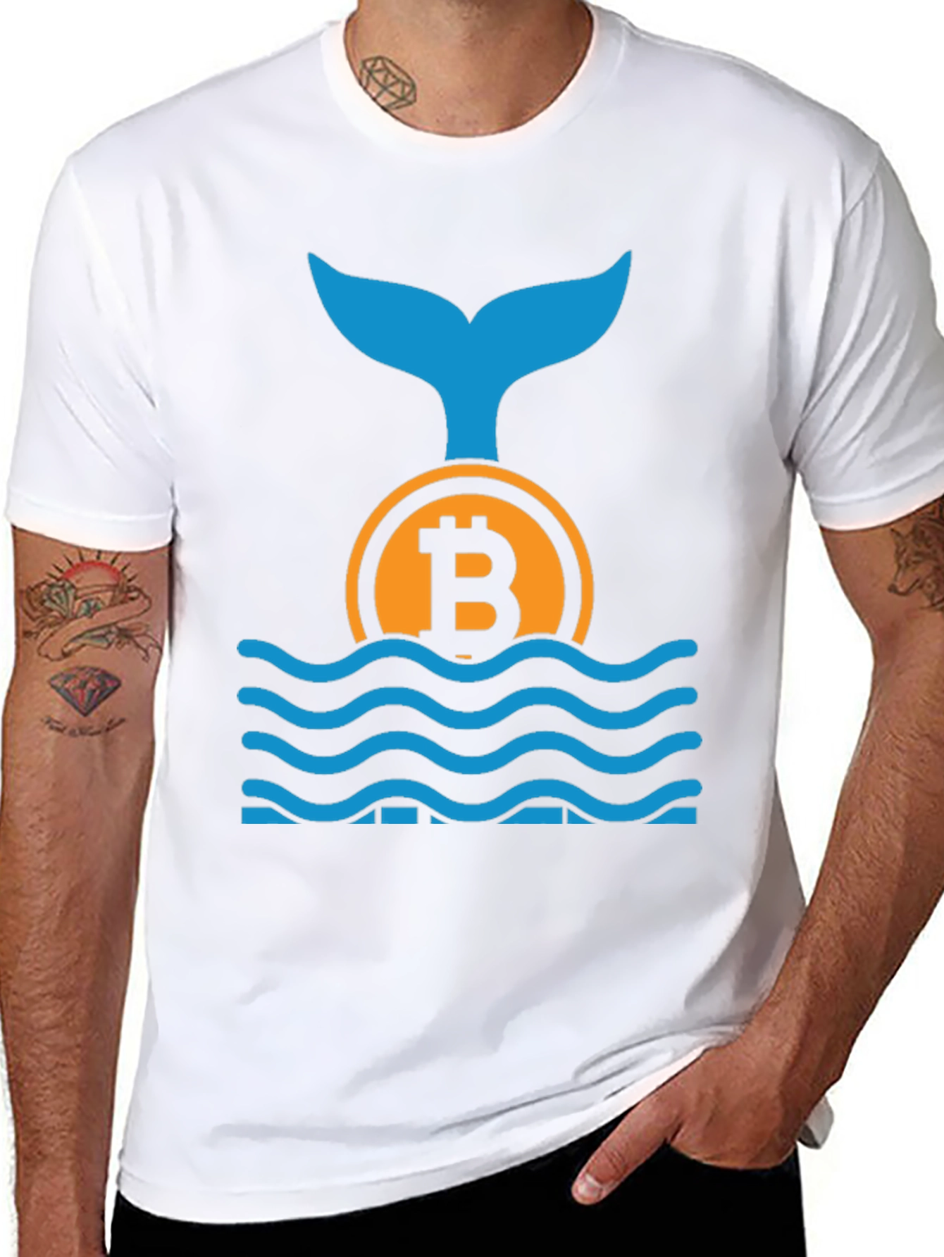 Bitcoin Whale T-Shirt - Crypto Trader Apparel