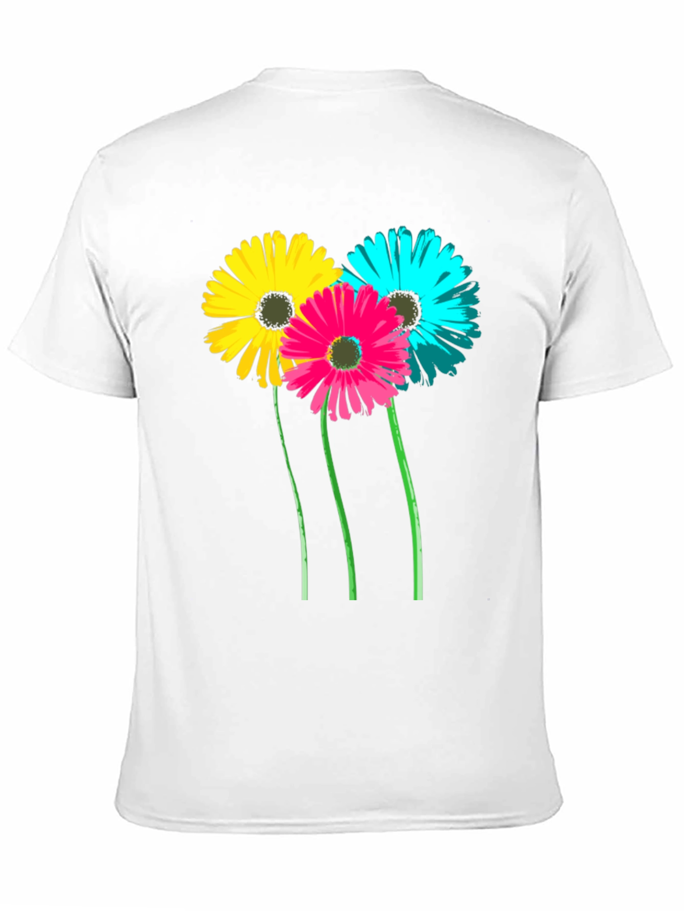 Floral Graphic Tee - Black