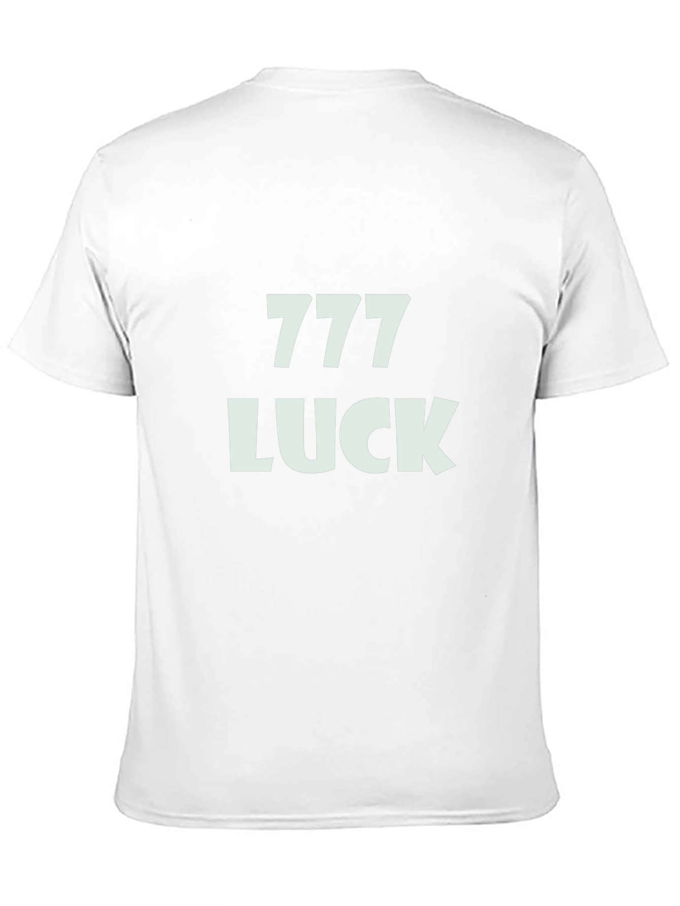 Lucky 777 Graphic Print Crew Neck T-Shirt