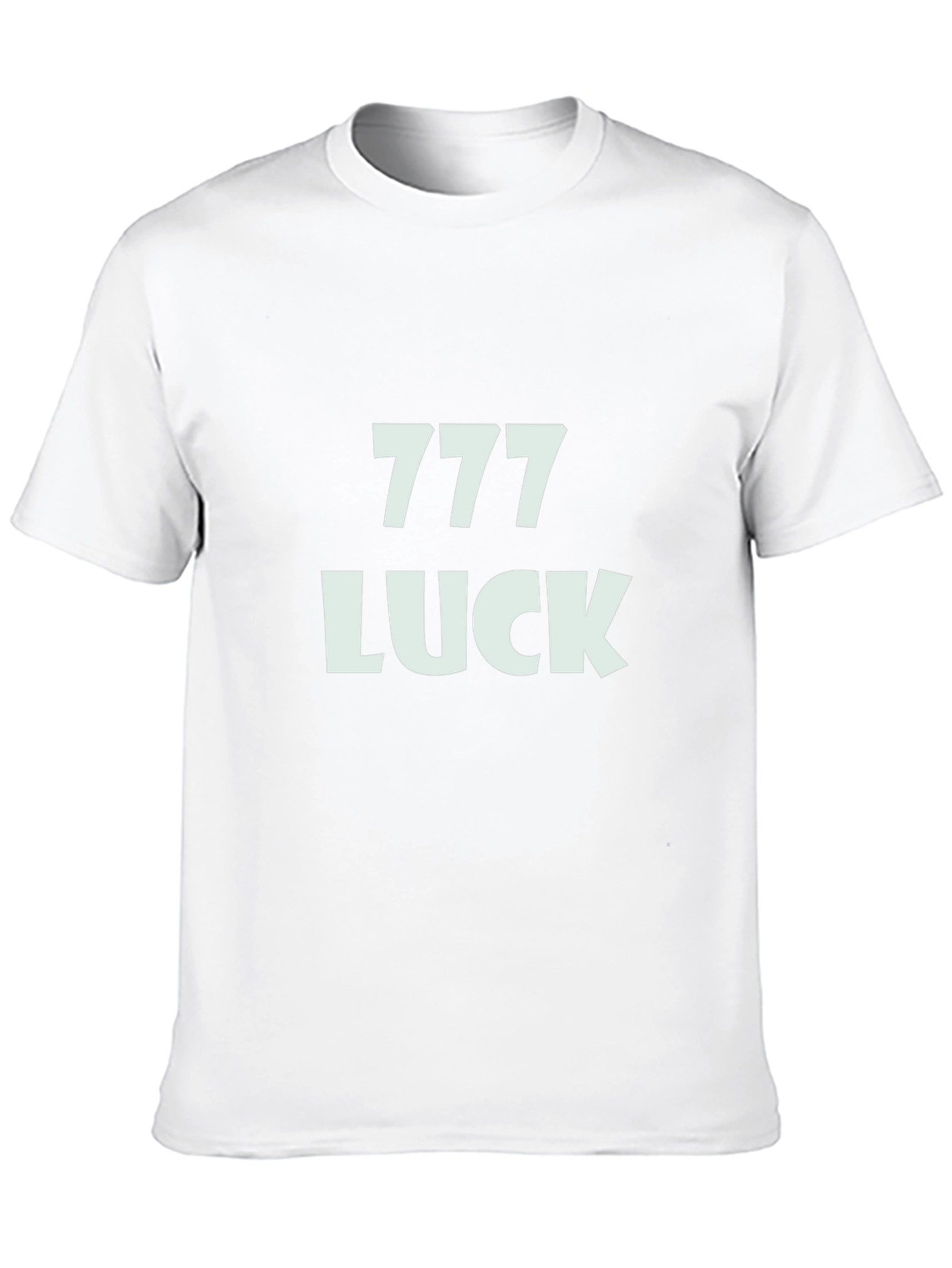 Lucky 777 Graphic Print Crew Neck T-Shirt