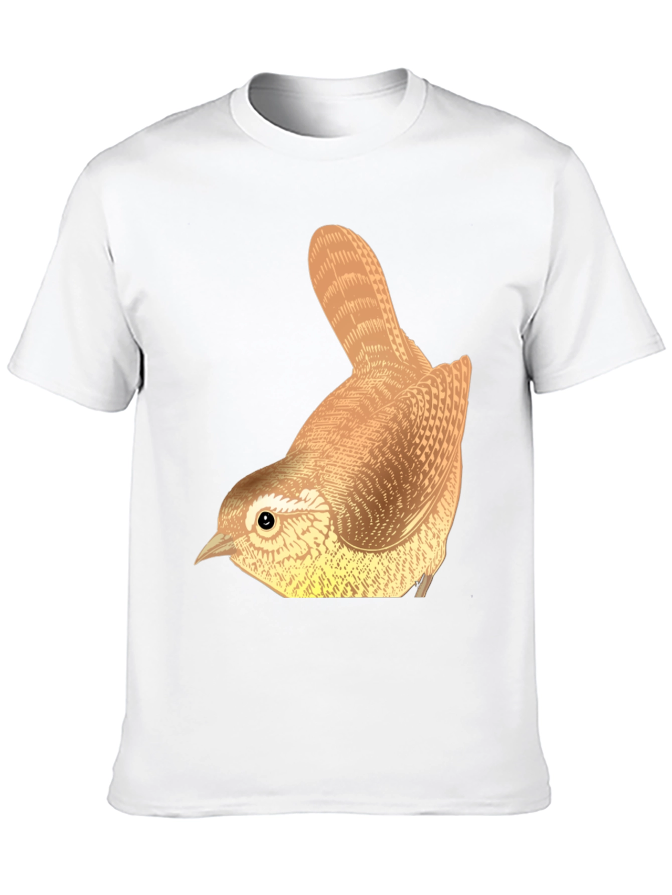 Bird Graphic Tee - Nature Lovers Black T-Shirt