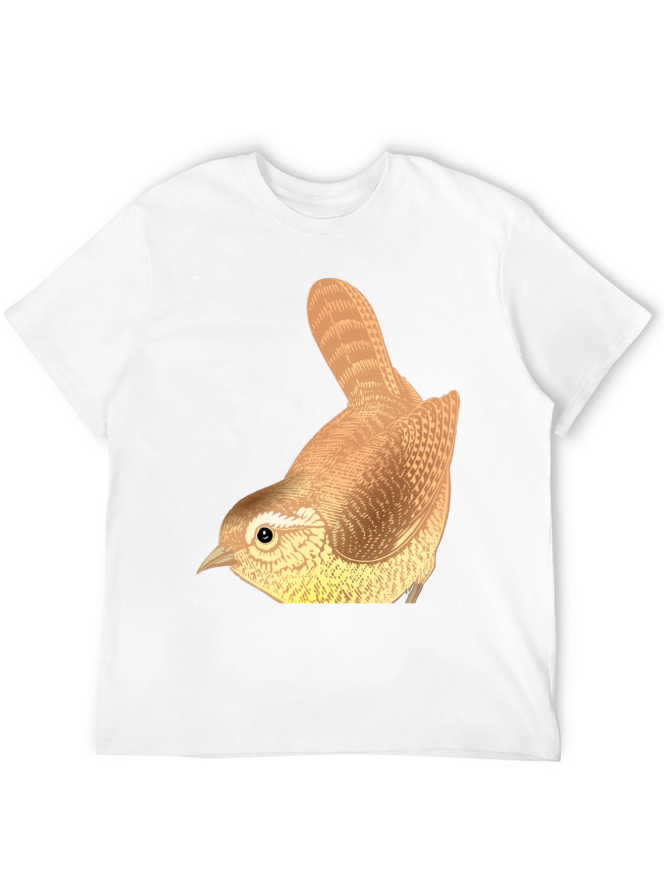 Bird Graphic Tee - Nature Lovers Black T-Shirt