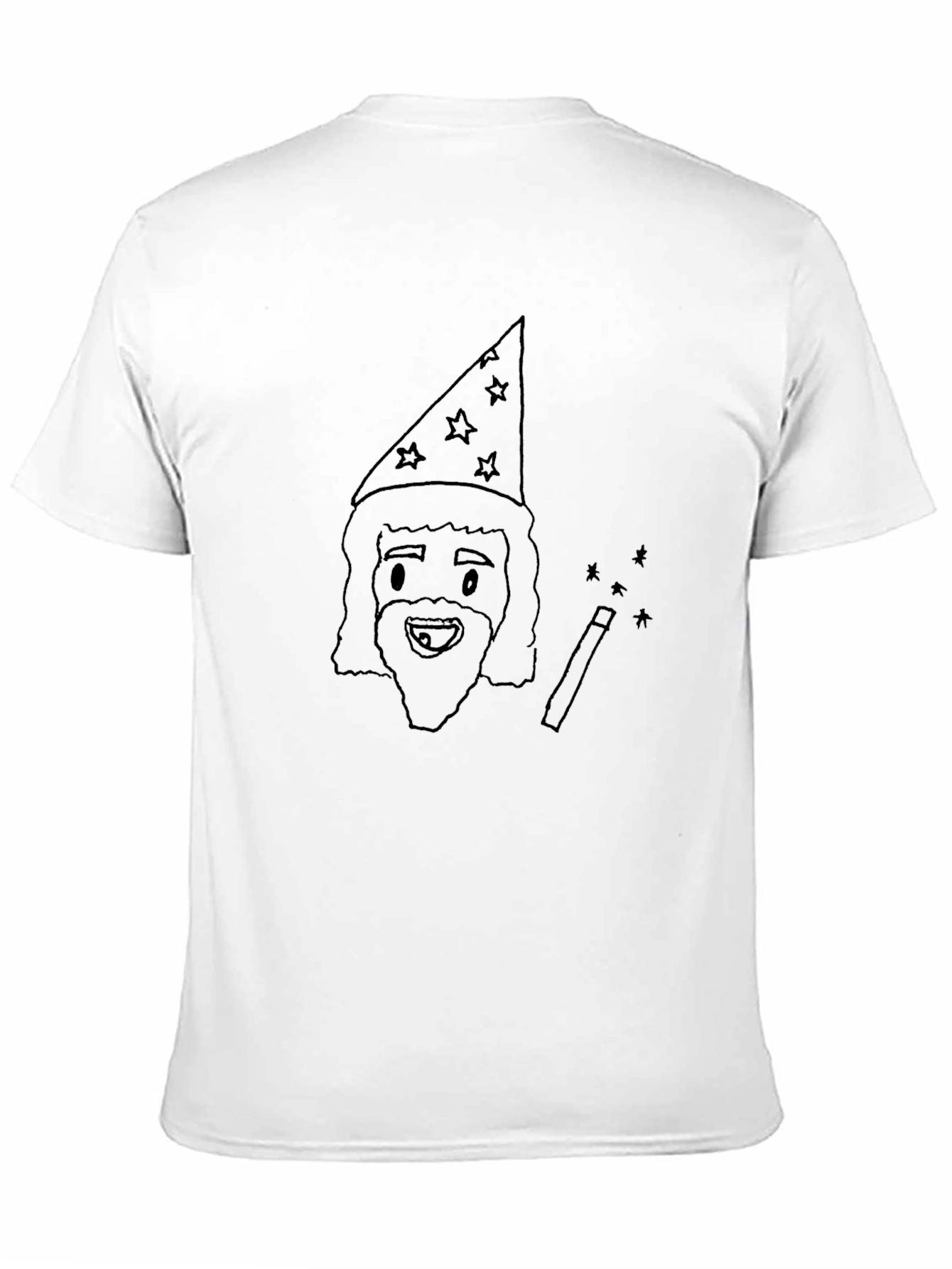 Wizard Graphic Tee - Classic Black T-Shirt