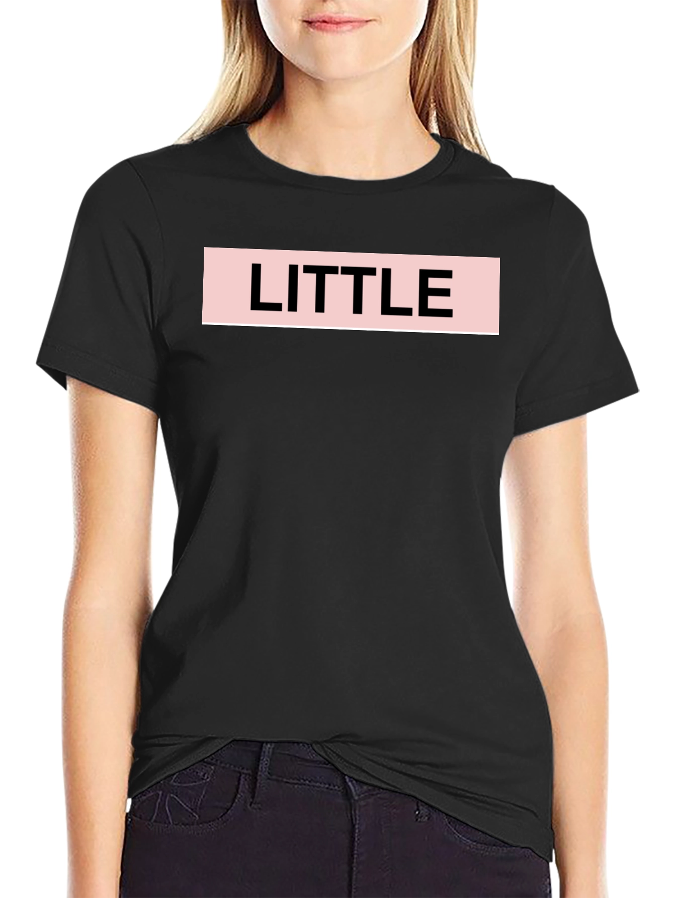 Little Black Crew Neck T-Shirt