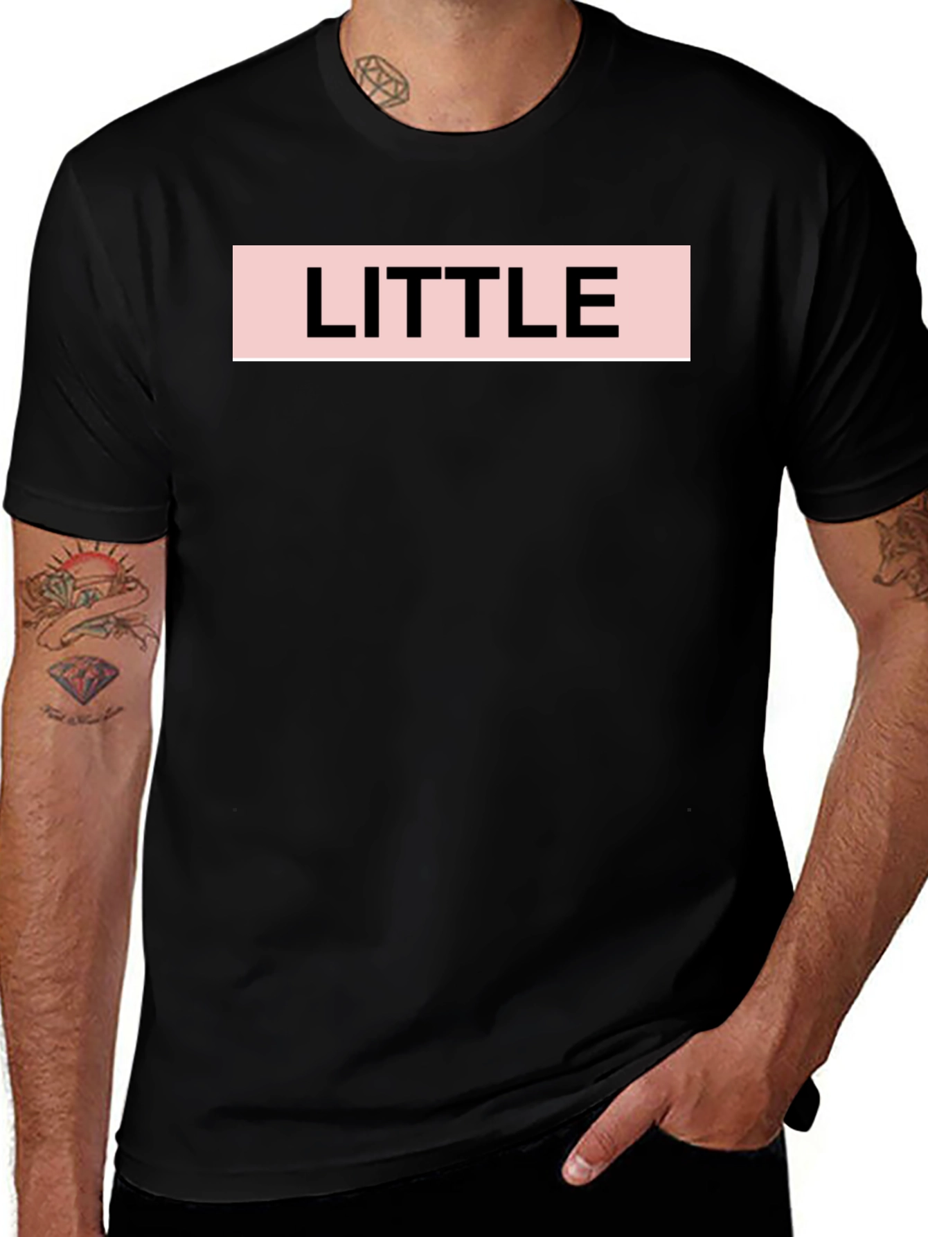 Little Black Crew Neck T-Shirt