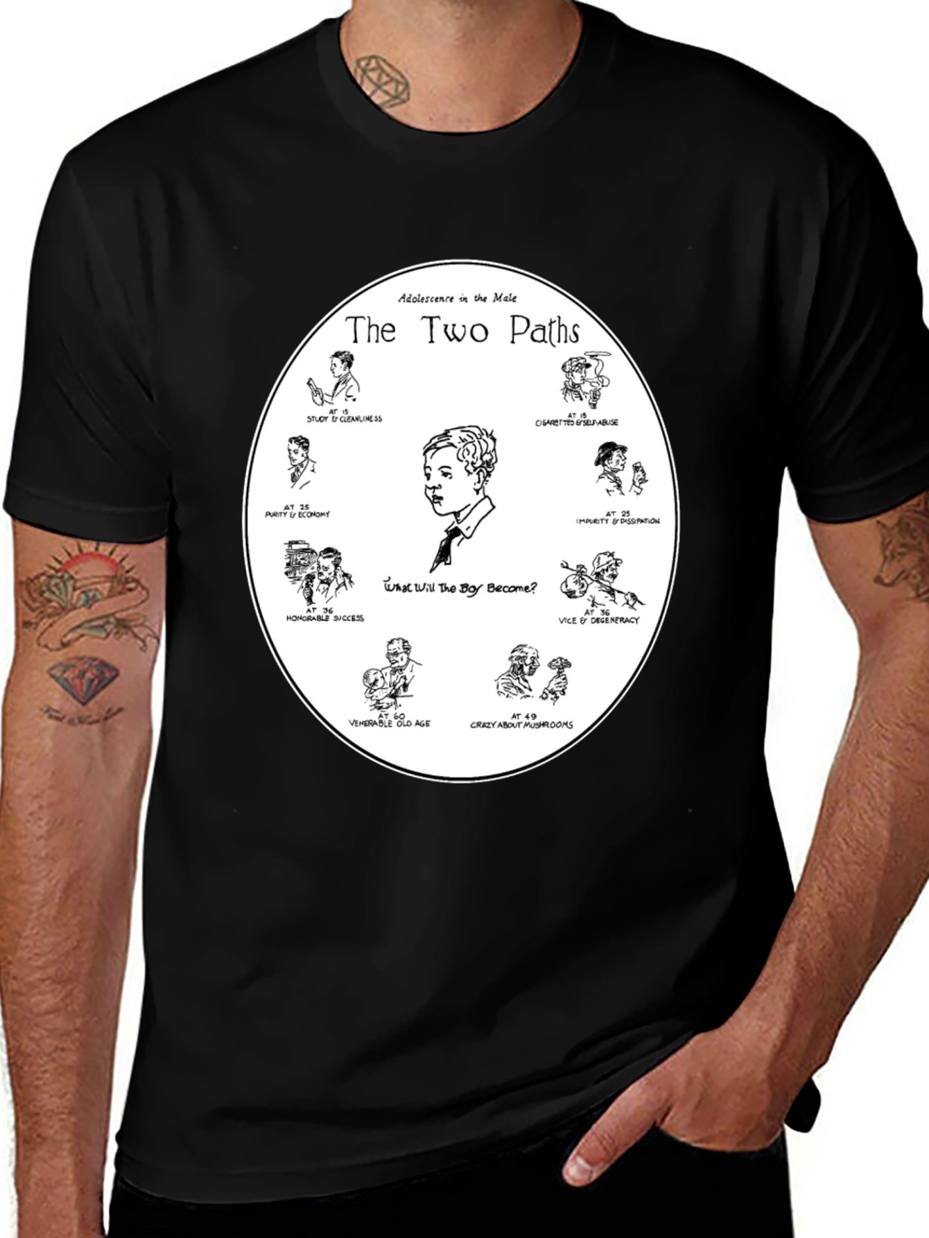 Adolescence: The Two Paths Graphic Tee