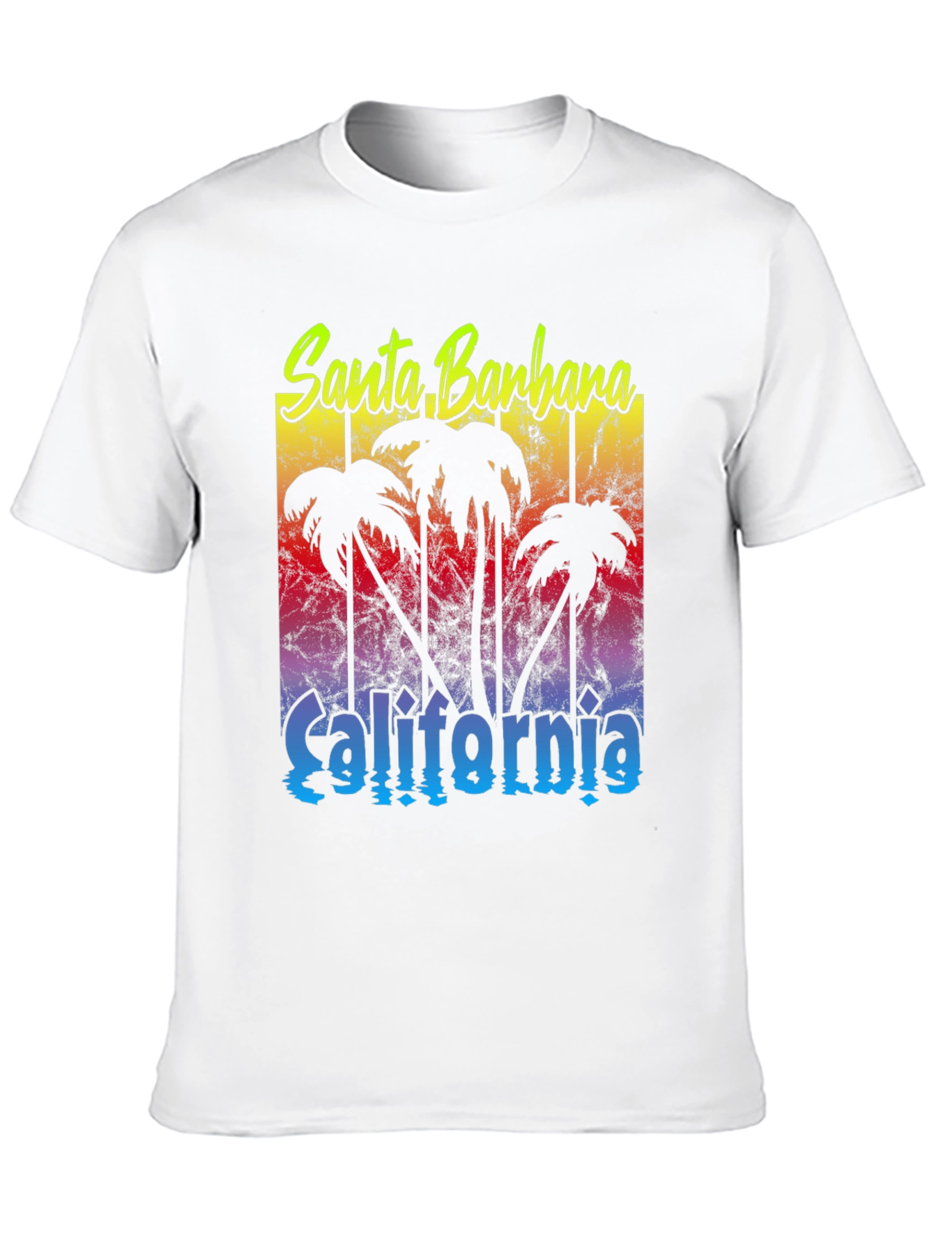 Santa Barbara California Palm Tee