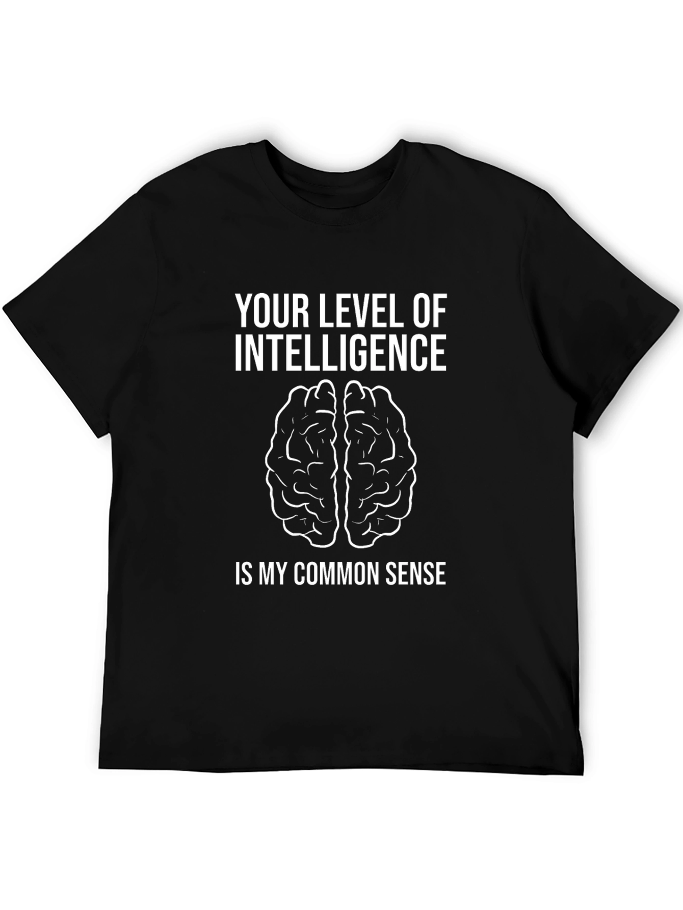 Intelligence Humor T-Shirt - Common Sense