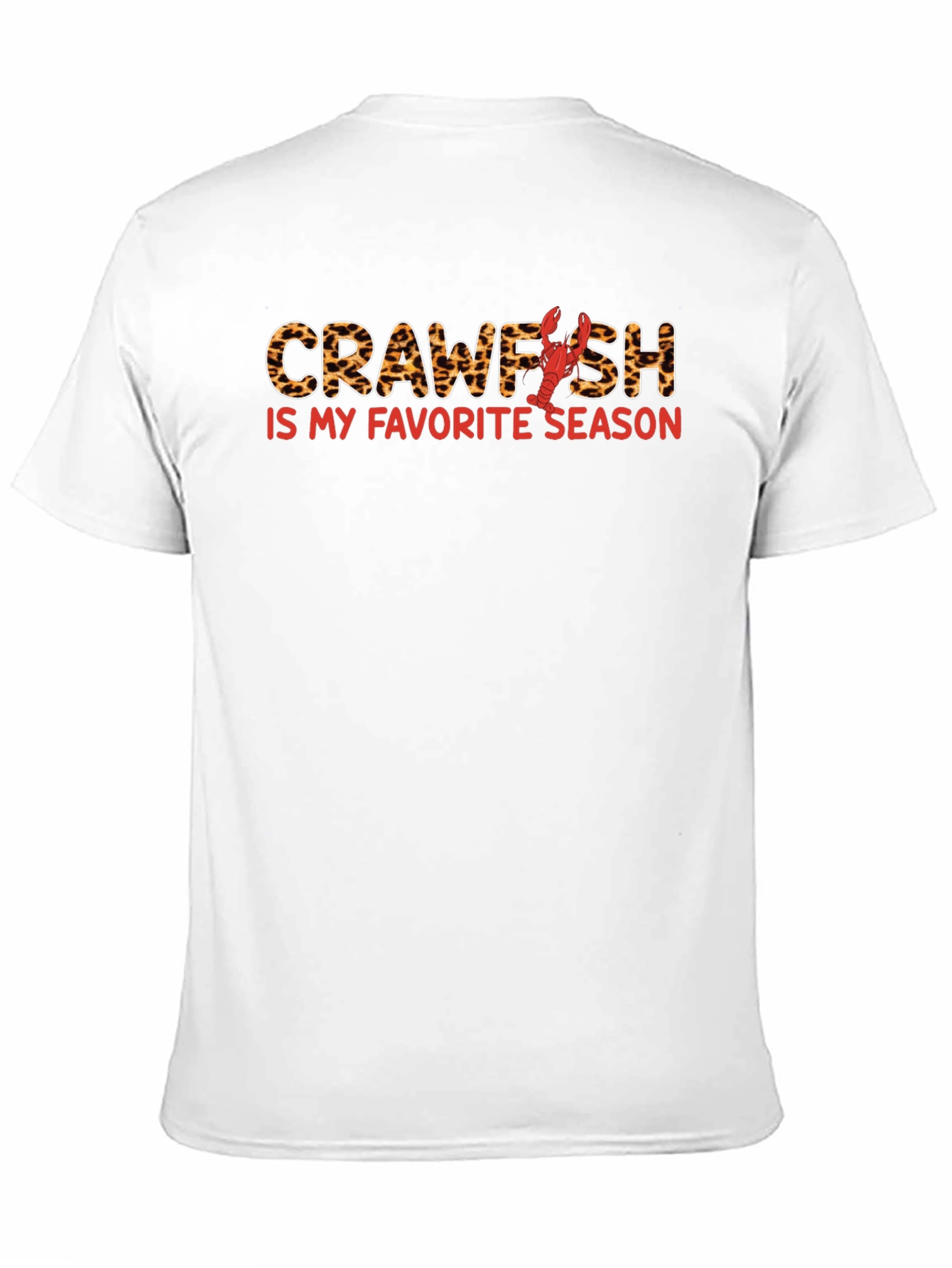 Crawfish Season T-Shirt - Leopard Print