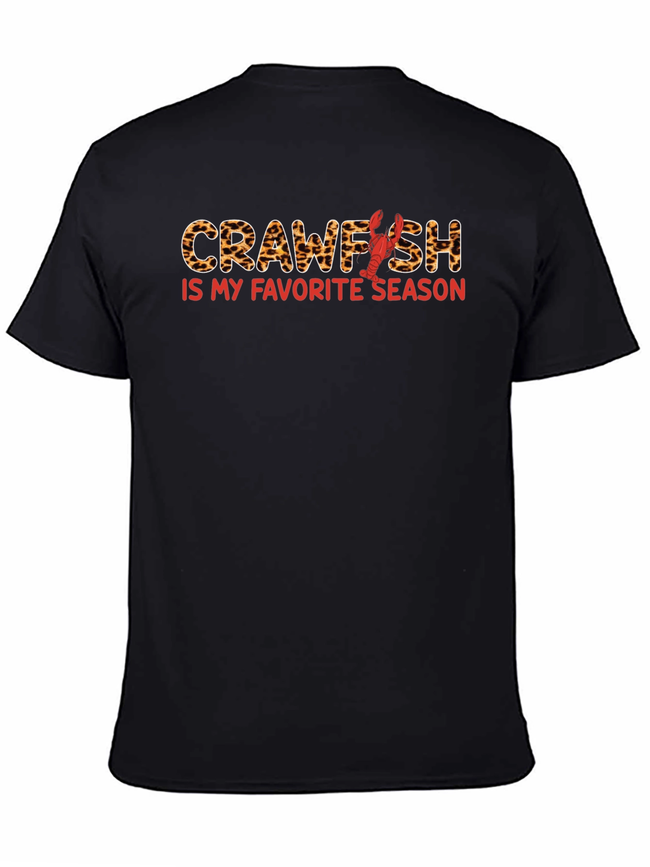 Crawfish Season T-Shirt - Leopard Print