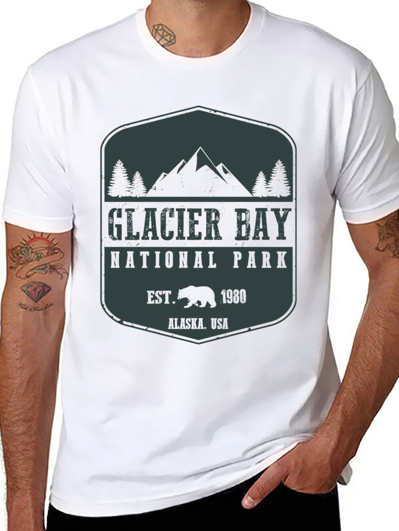 Glacier Bay National Park Graphic T-Shirt