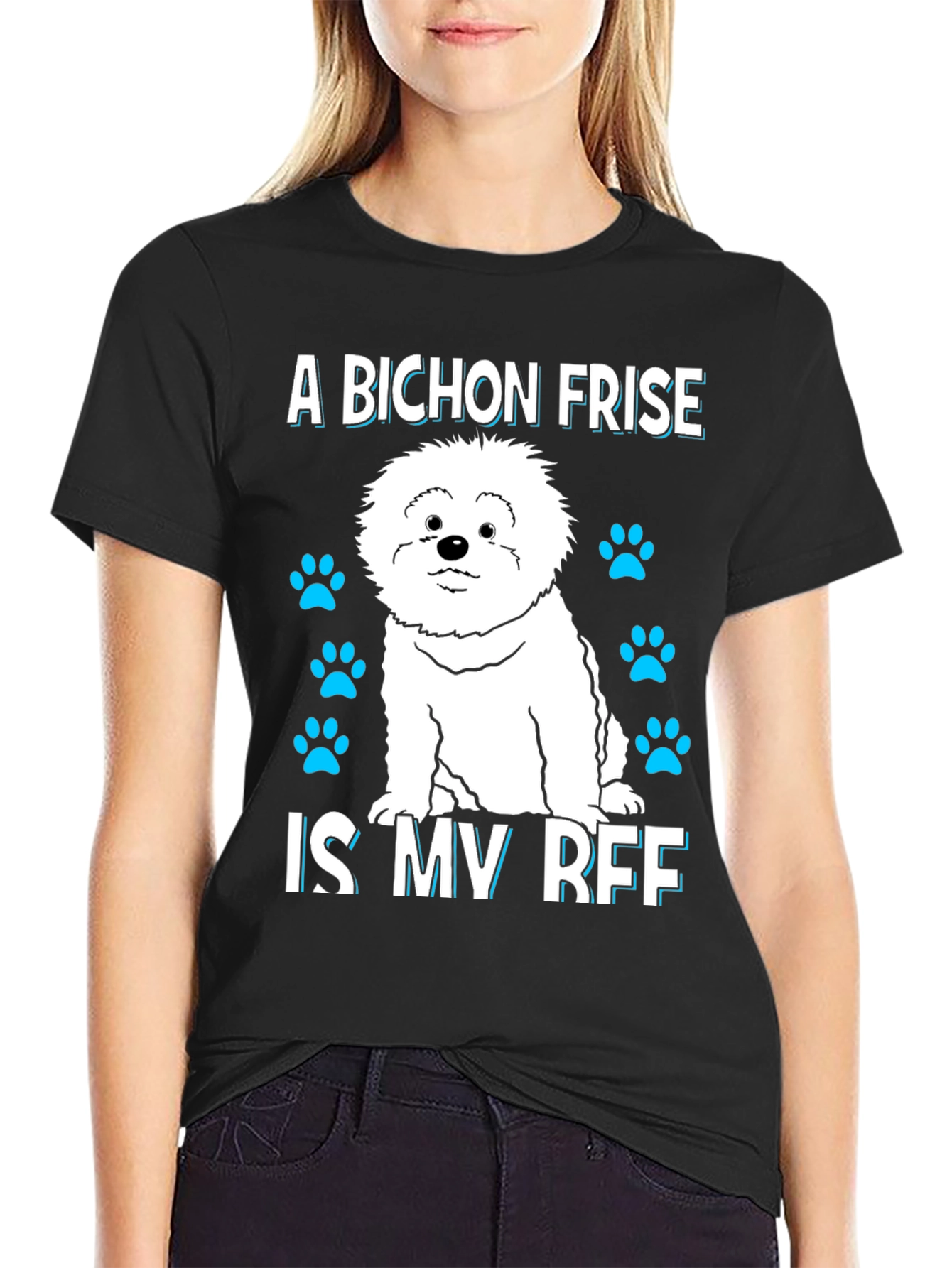 Bichon Frise Best Friend Graphic Tee