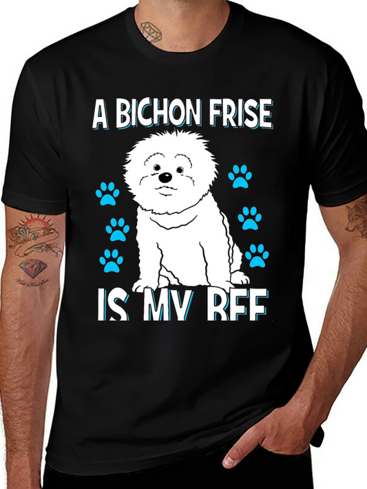 Bichon Frise Best Friend Graphic Tee