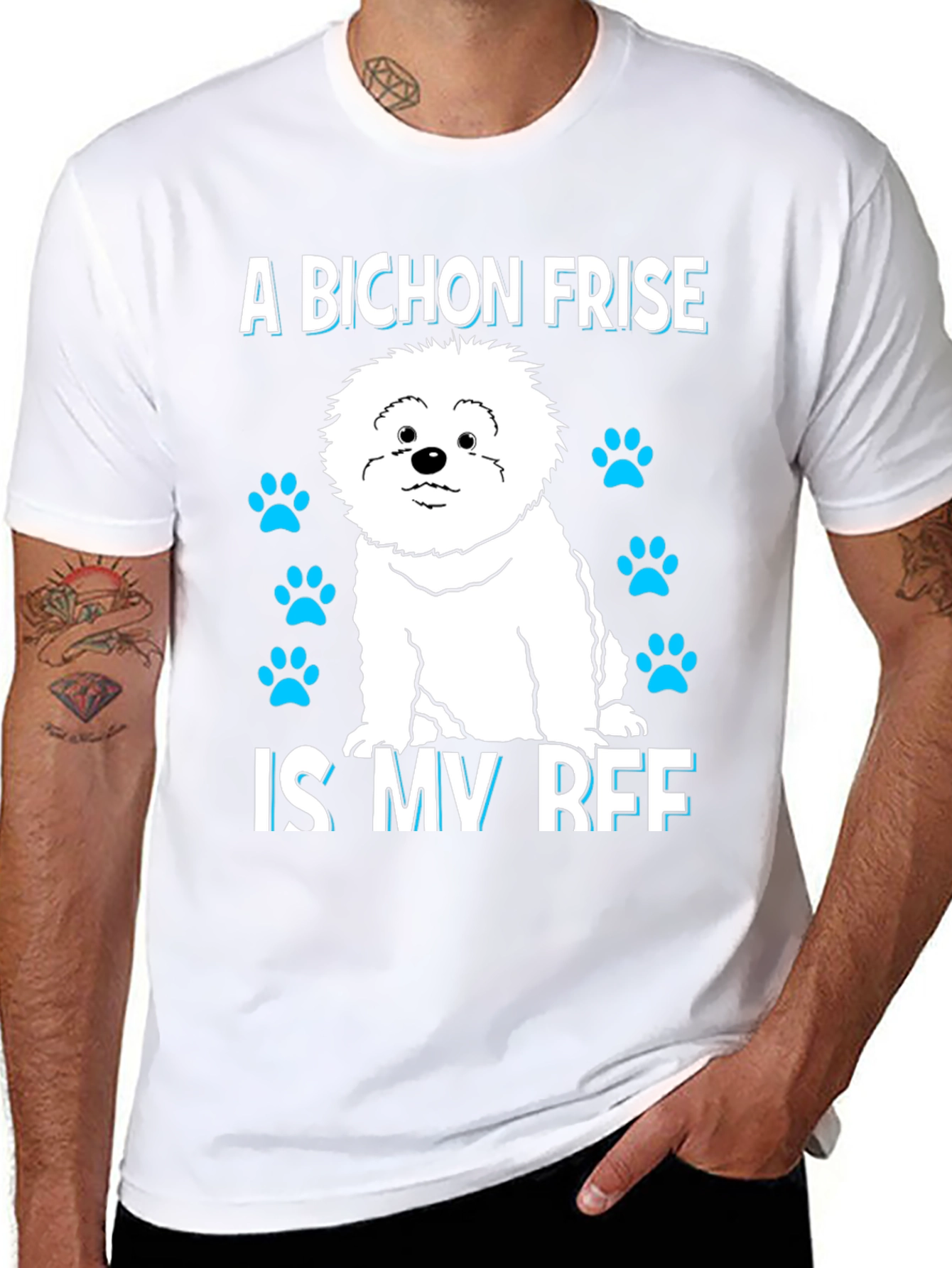 Bichon Frise Best Friend Graphic Tee