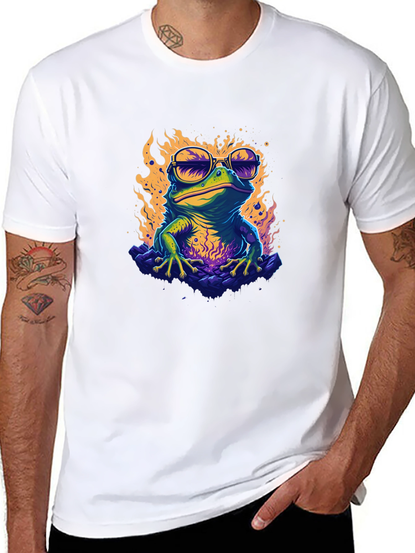 Cool Frog Graphic Tee
