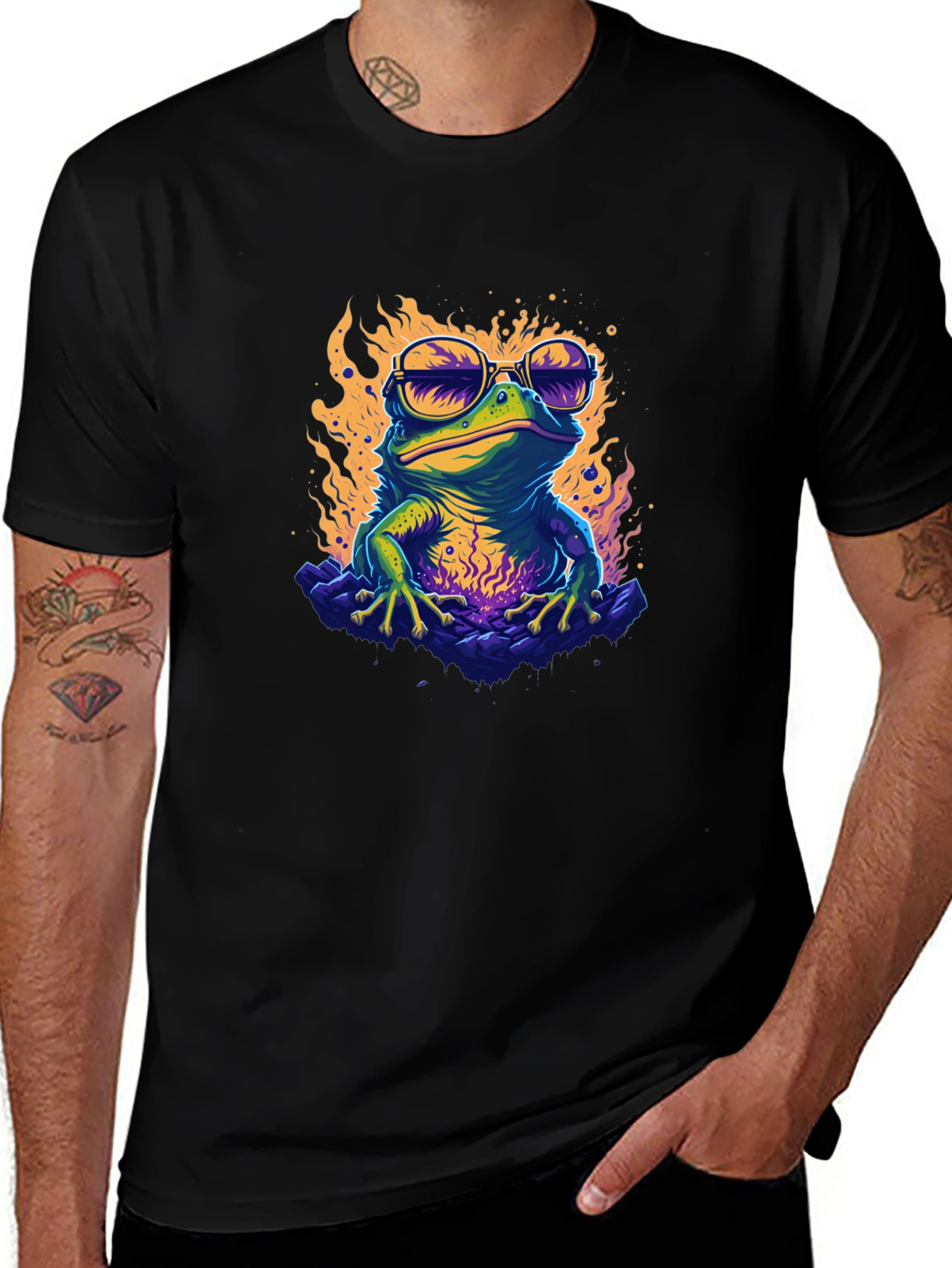 Cool Frog Graphic Tee