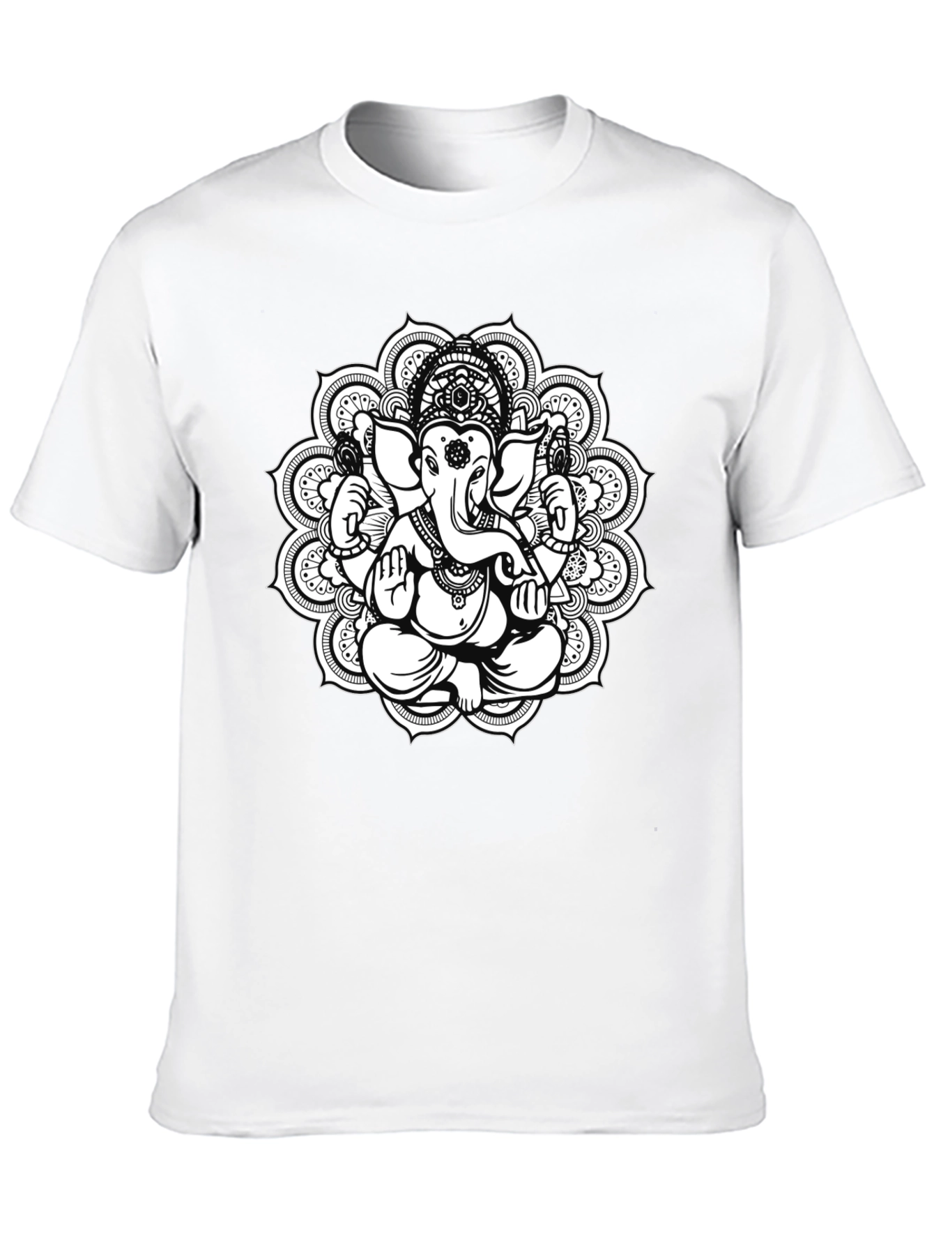 Ganesh Mandala T-Shirt - Black