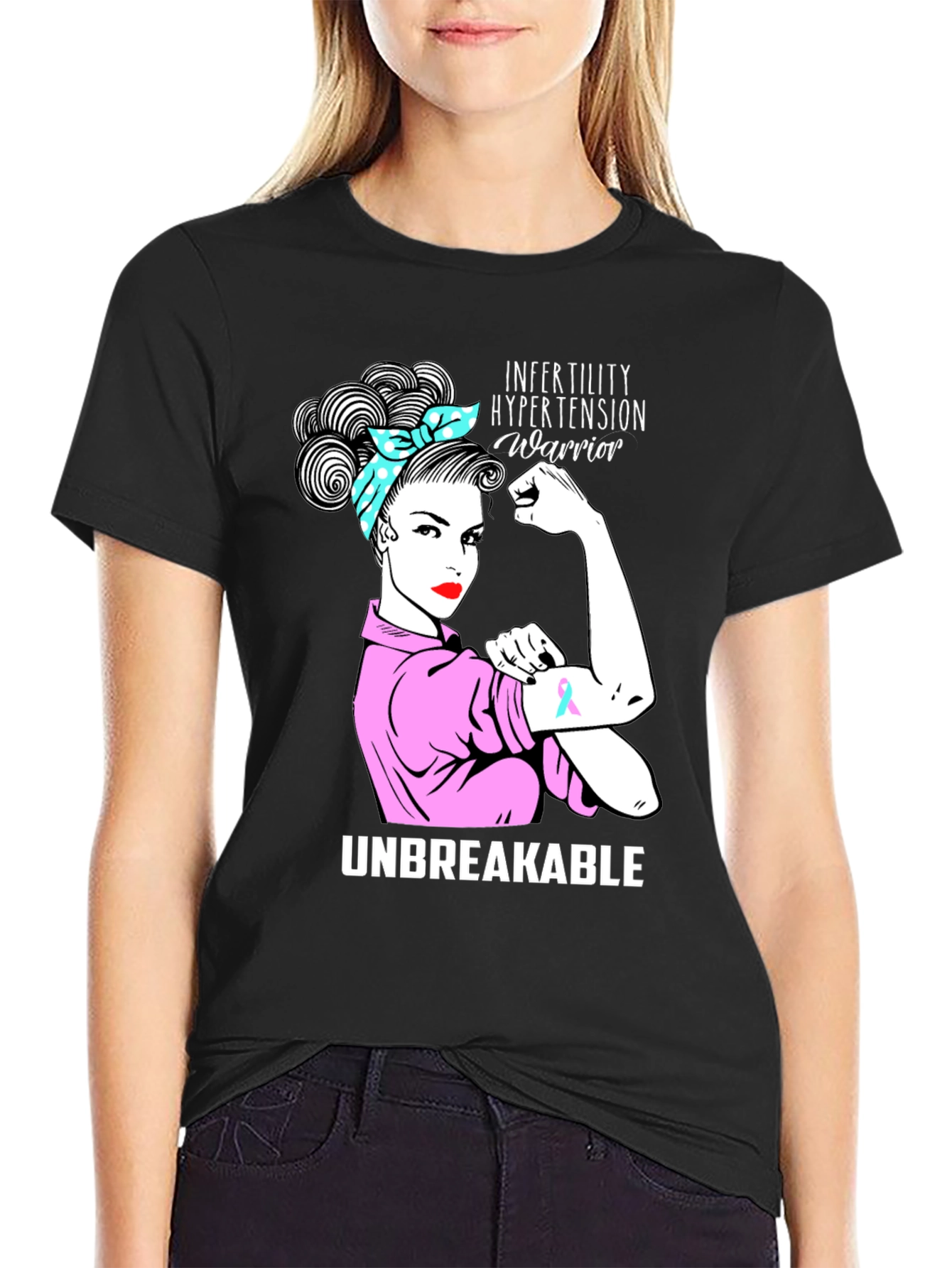 Infertility Hypertension Warrior T-Shirt