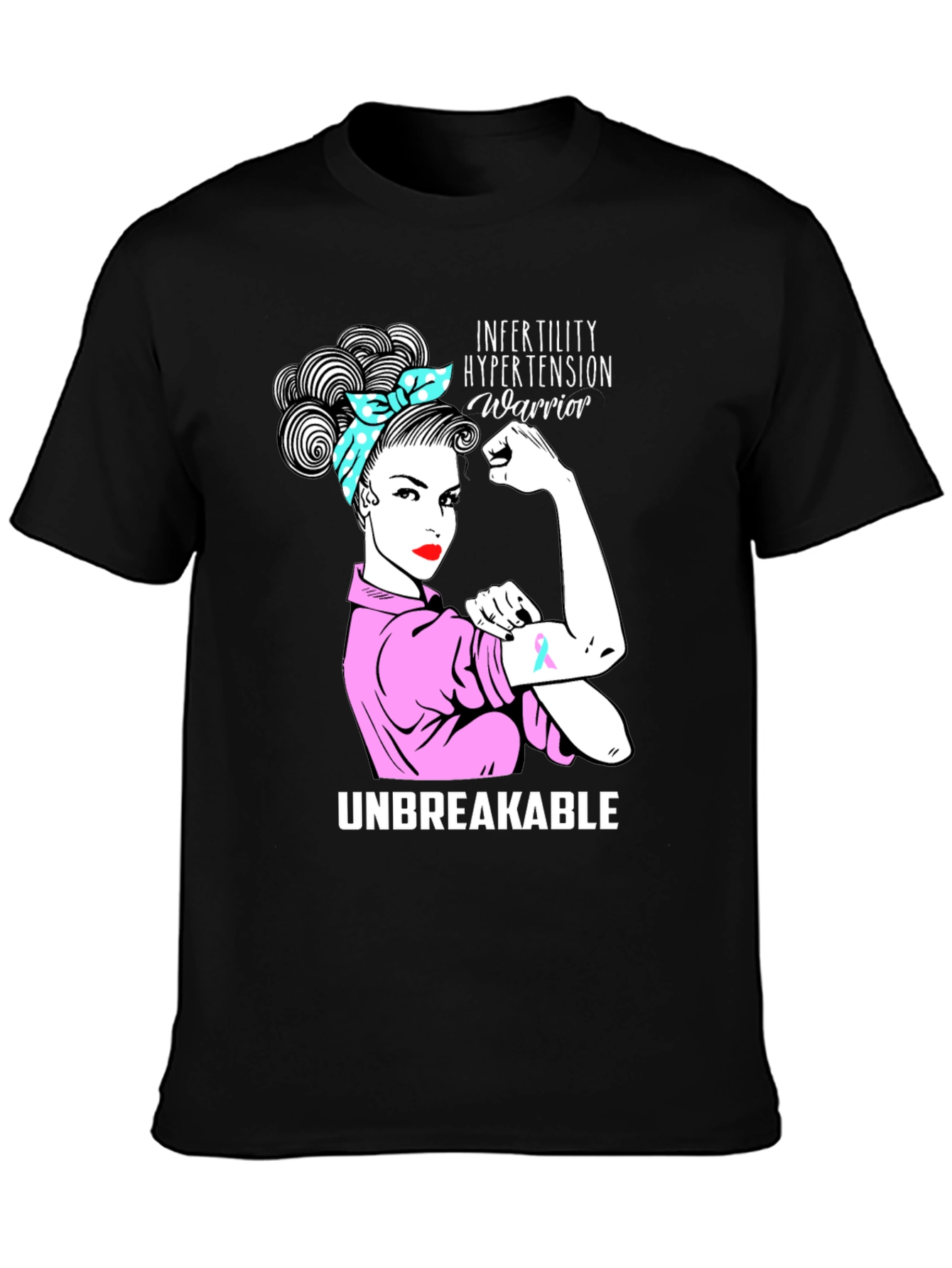Infertility Hypertension Warrior T-Shirt