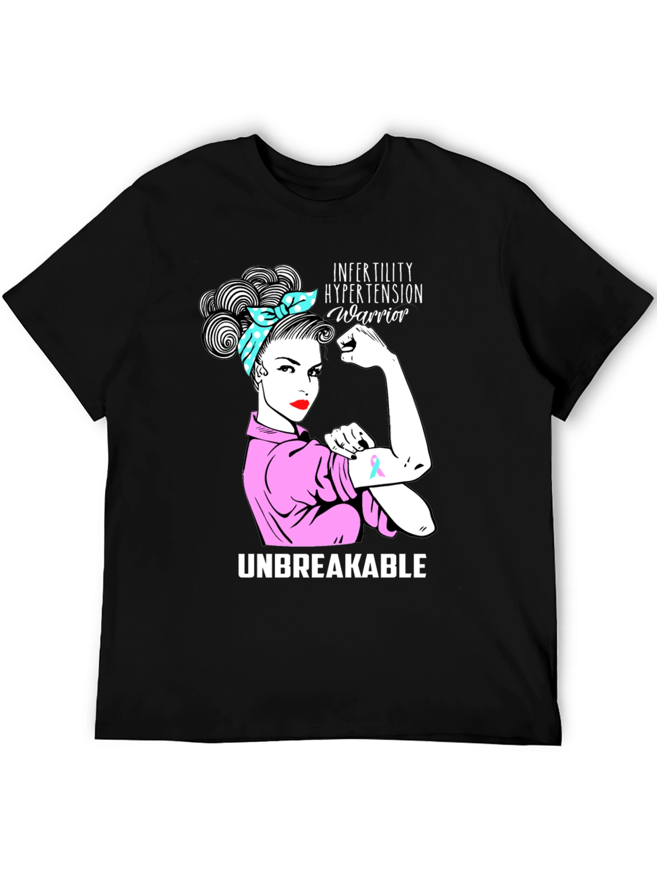 Infertility Hypertension Warrior T-Shirt