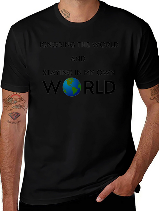 Ignoring The World Graphic T-Shirt