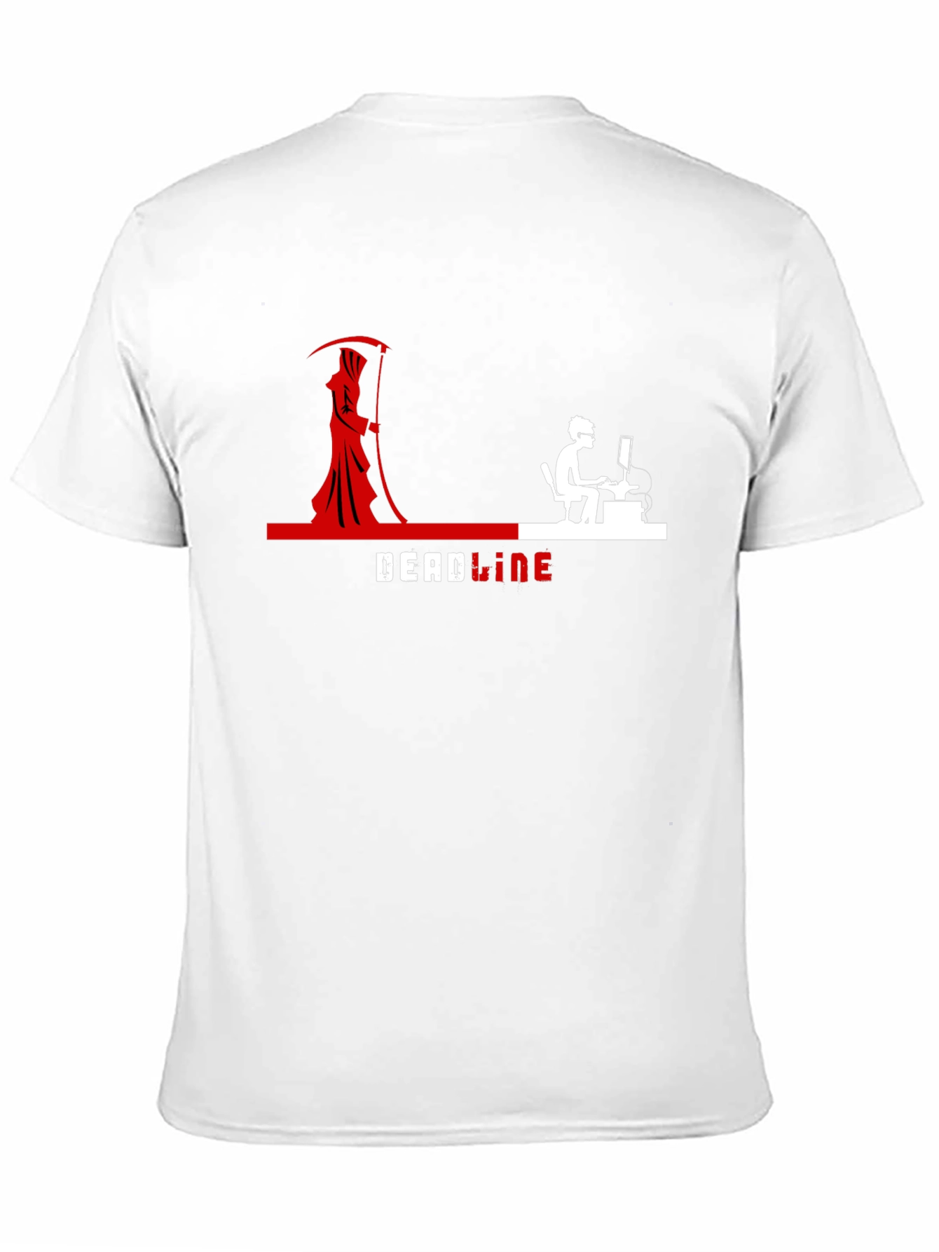 Deadline Grim Reaper T-Shirt - Funny Programmer Tee
