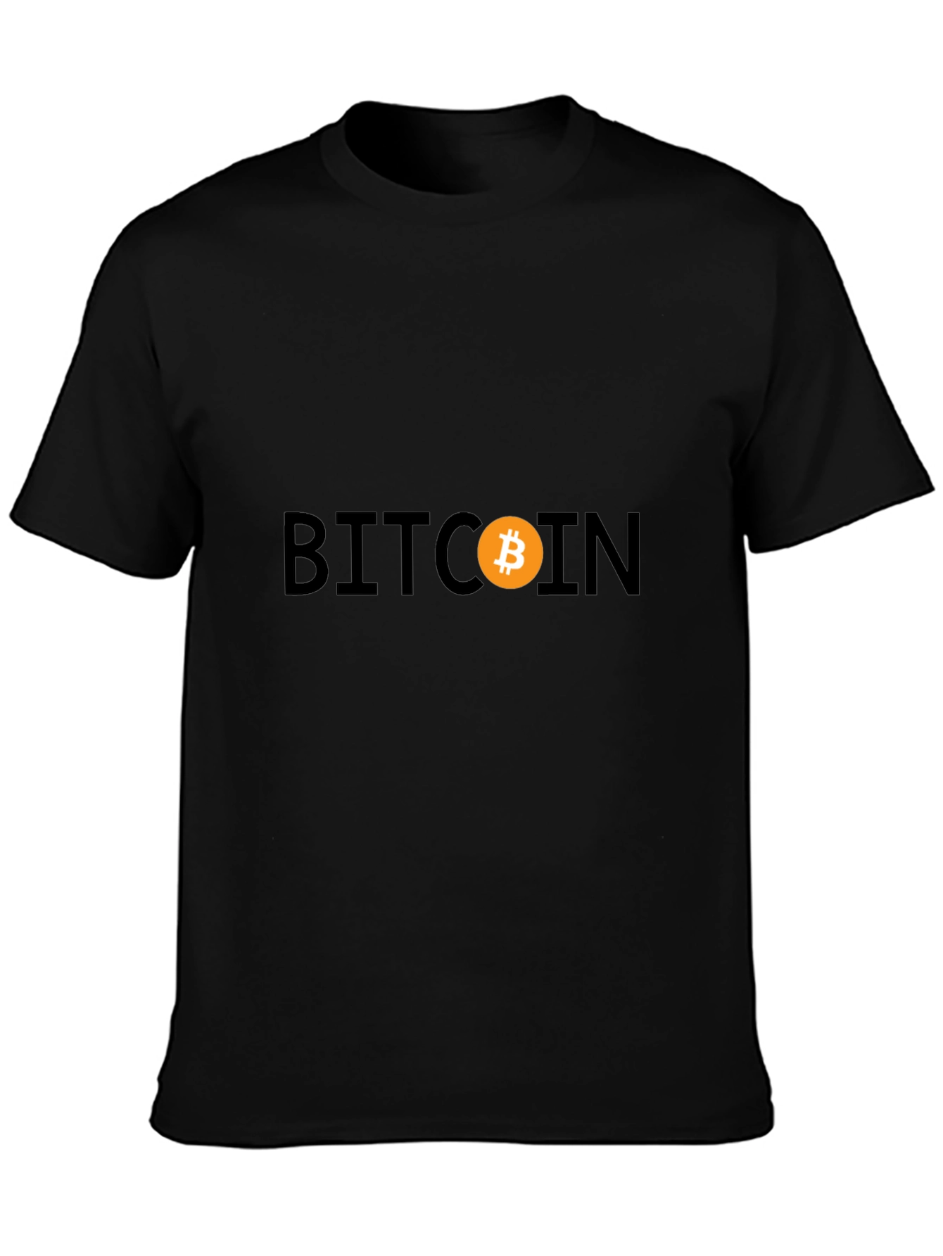 Bitcoin Crypto Black T-Shirt