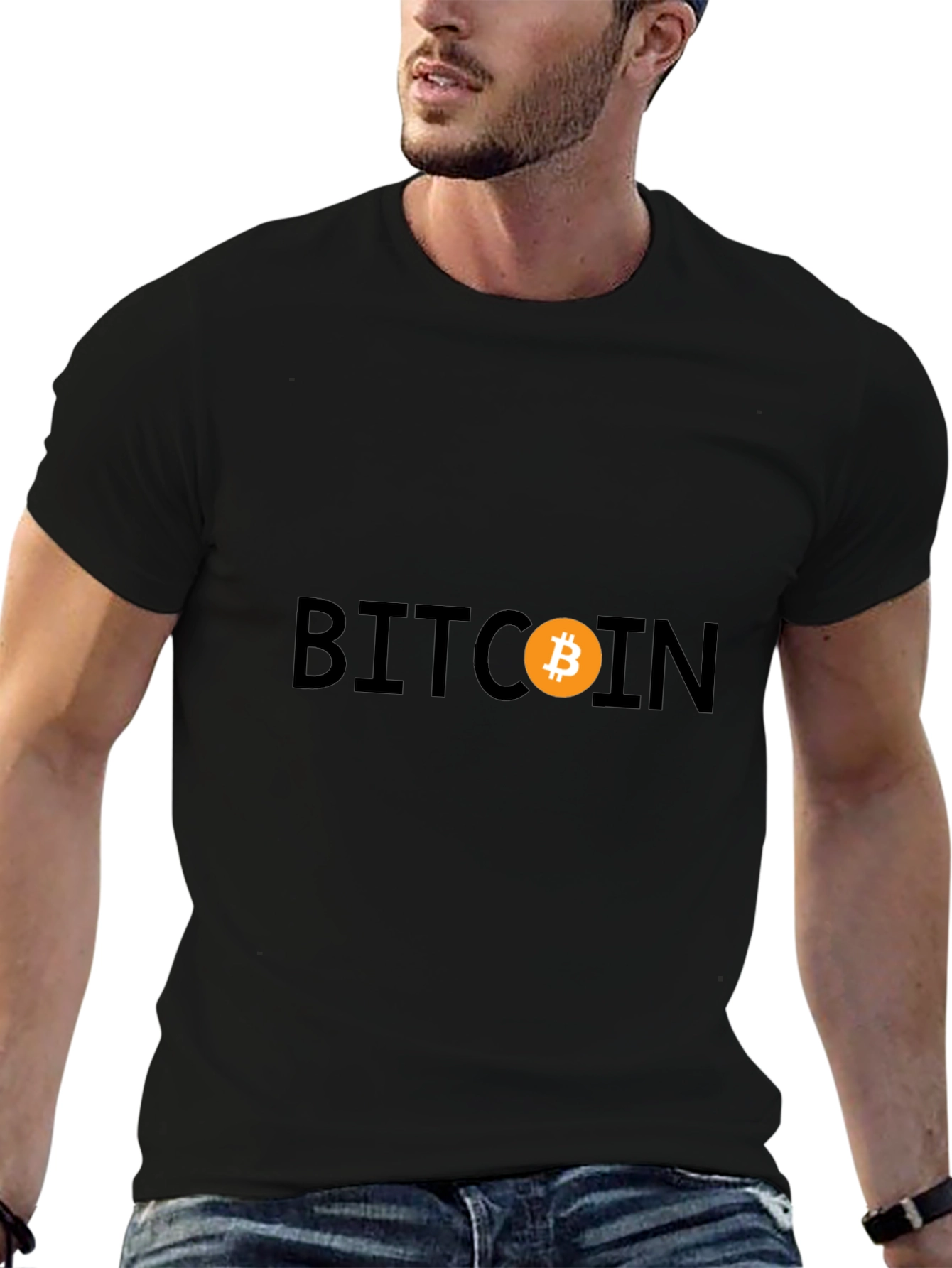 Bitcoin Crypto Black T-Shirt