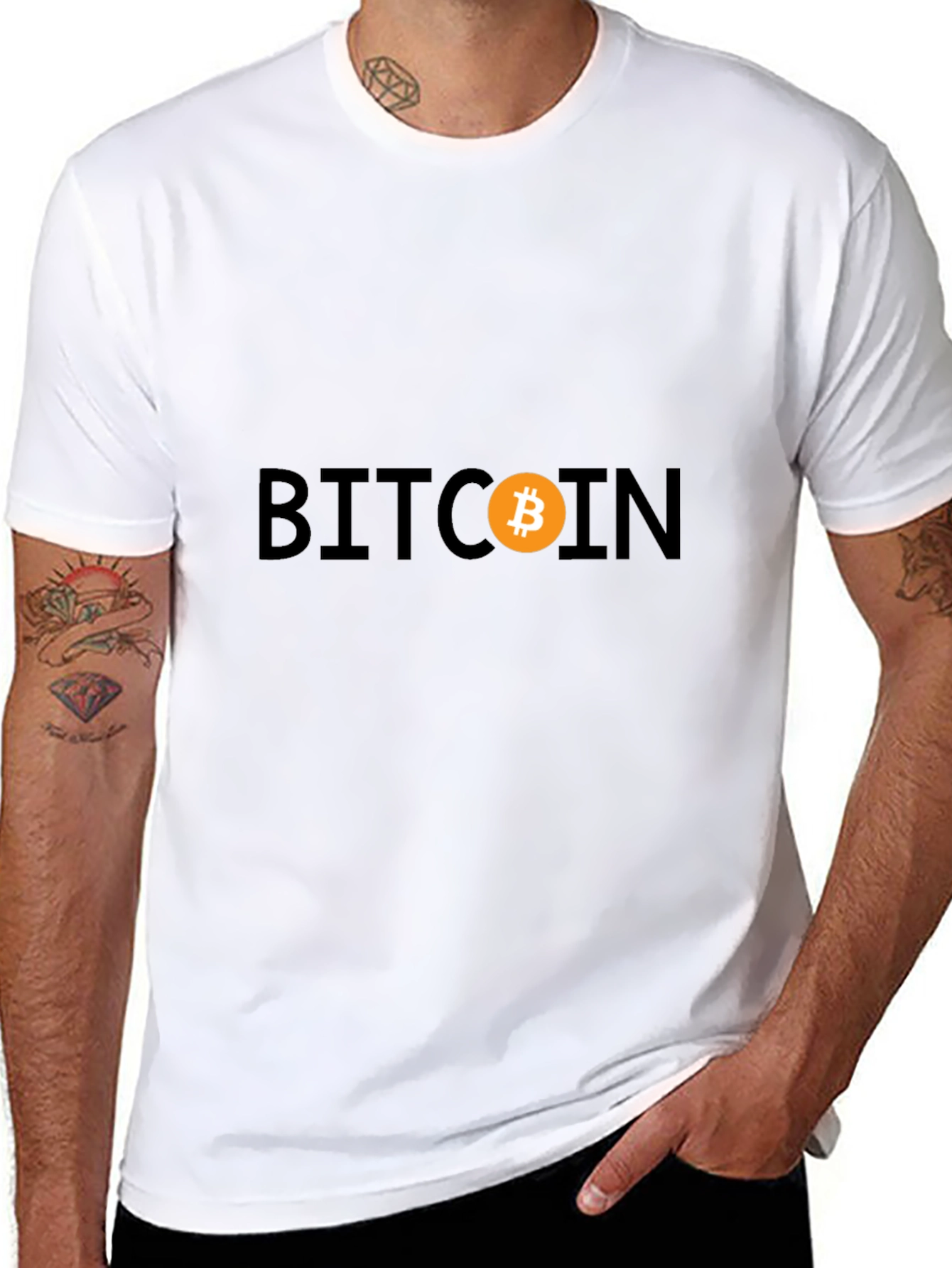 Bitcoin Crypto Black T-Shirt