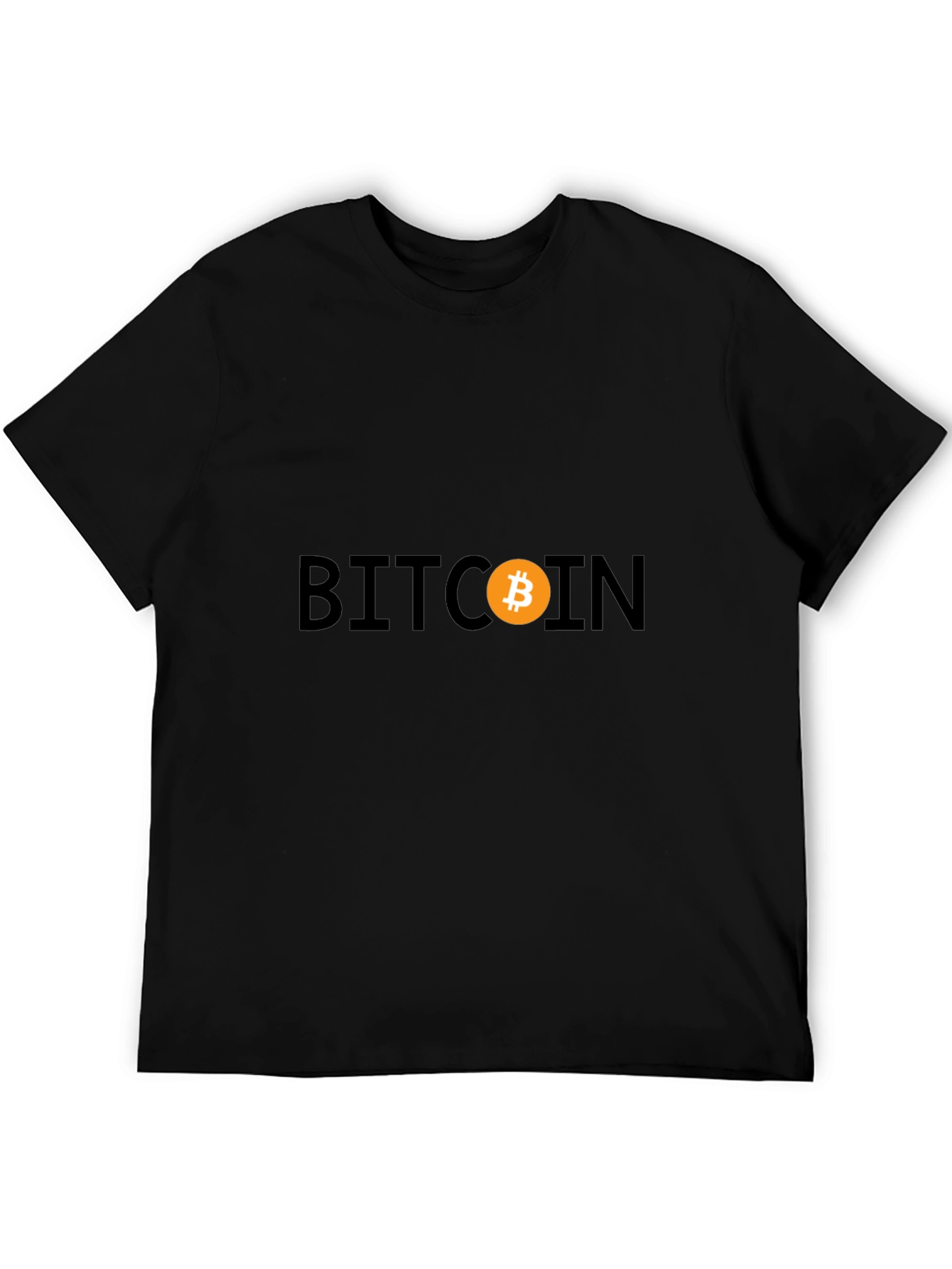 Bitcoin Crypto Black T-Shirt
