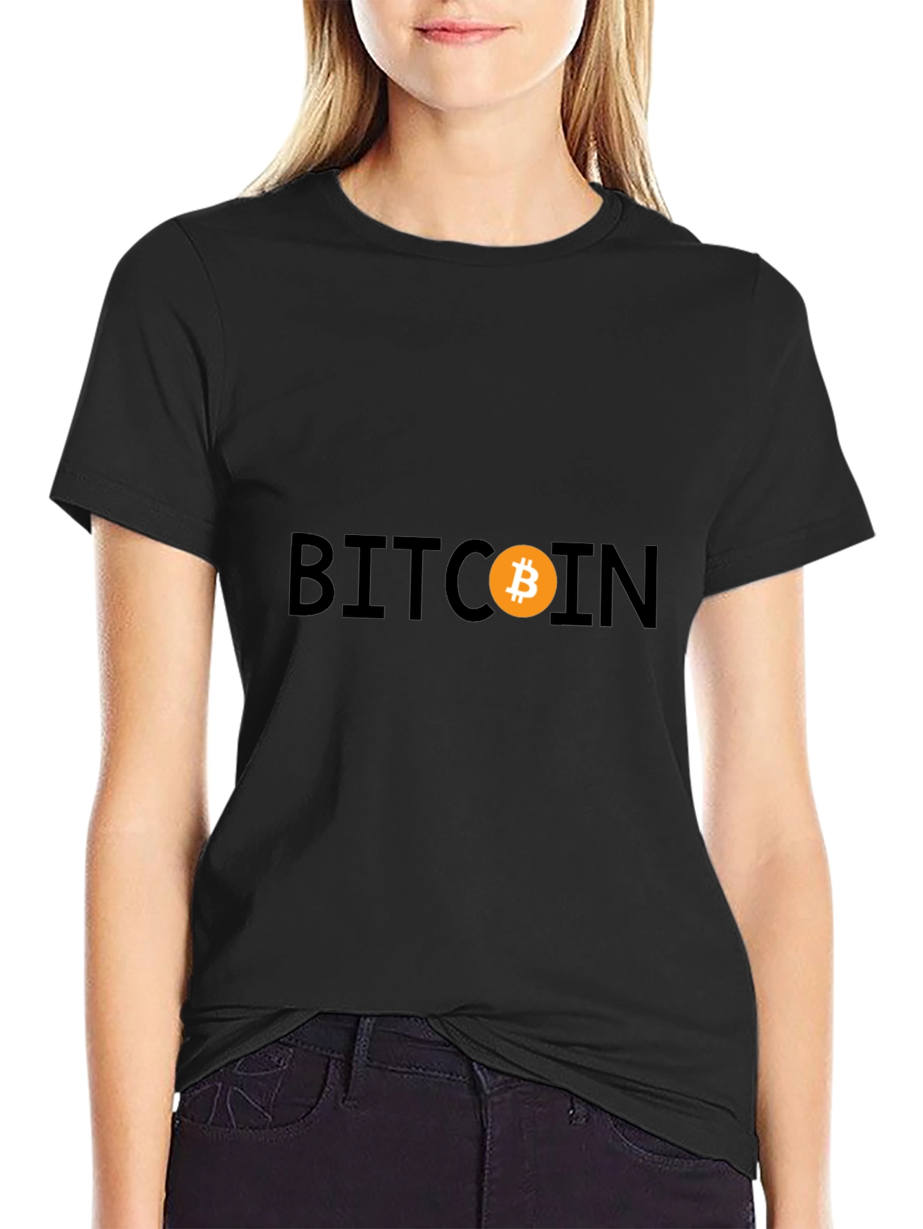 Bitcoin Crypto Black T-Shirt