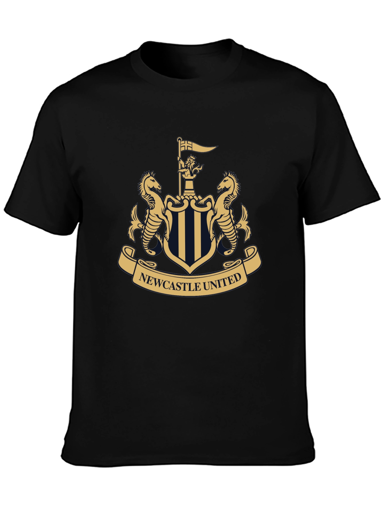 Newcastle United Crest T-Shirt - Black