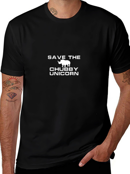 Save The Chubby Unicorn Graphic Tee