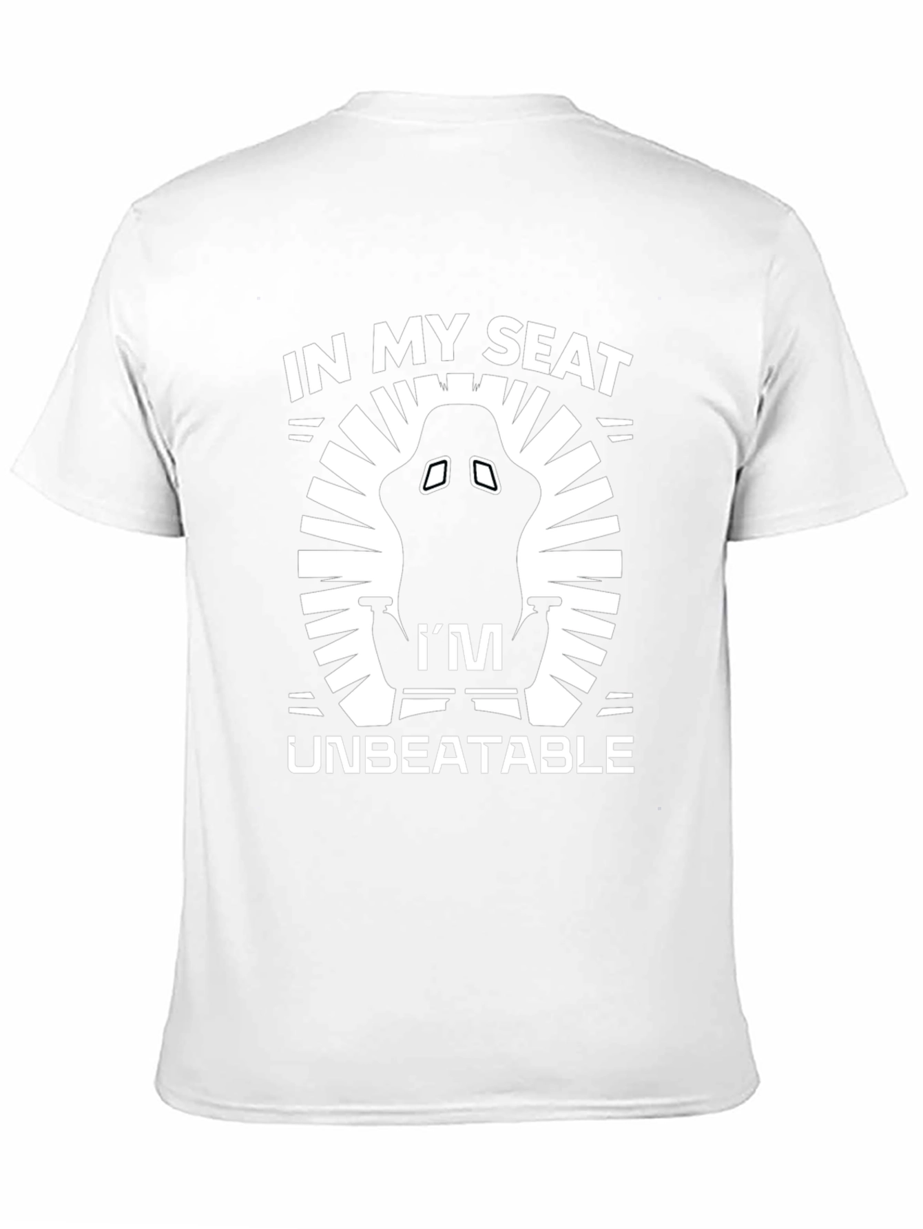 In My Seat Im Unbeatable Gaming T-Shirt