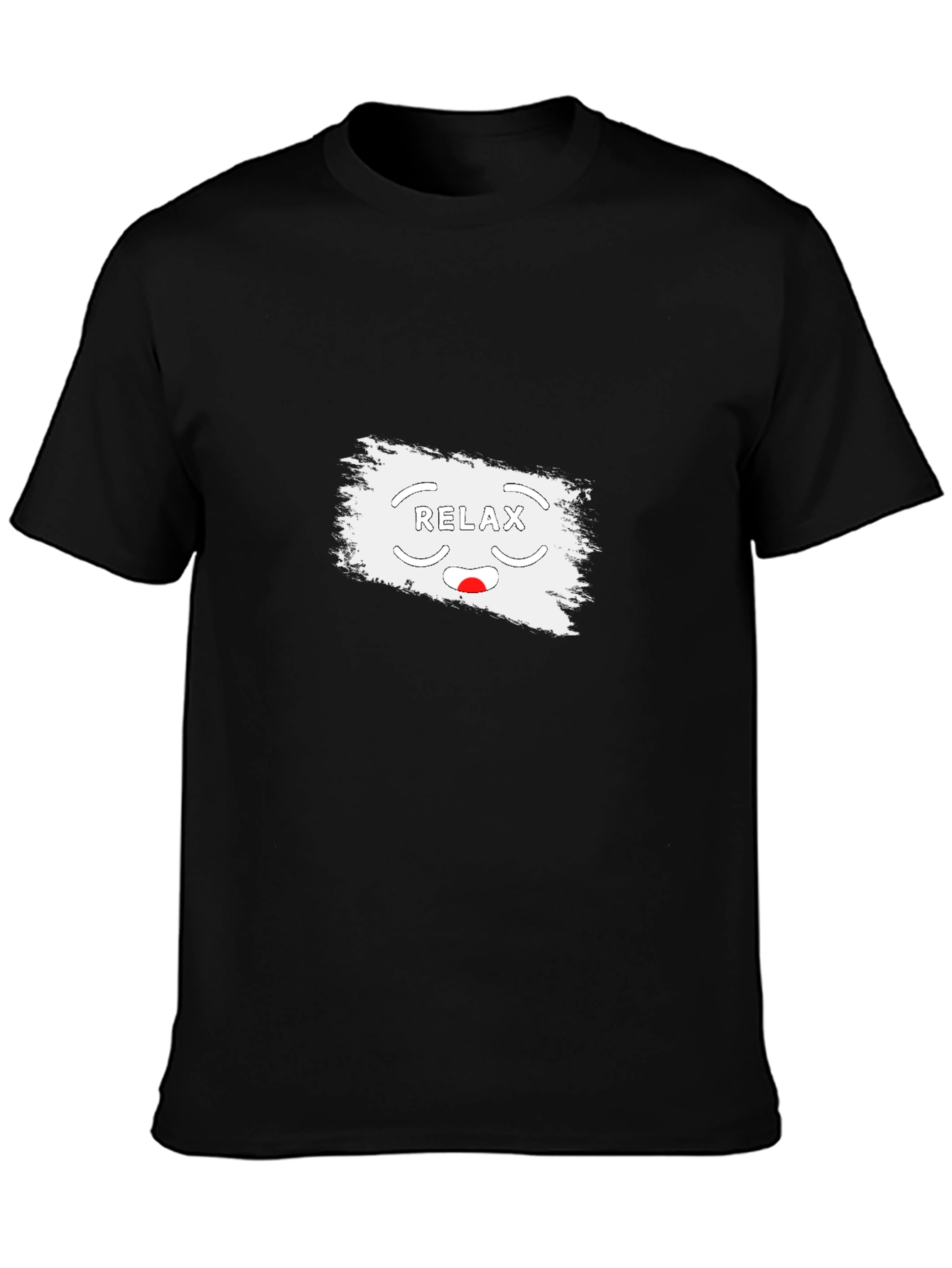 Relax Graphic Tee - Black Comfort Fit
