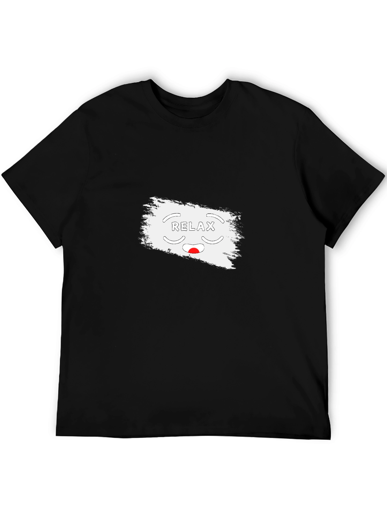 Relax Graphic Tee - Black Comfort Fit