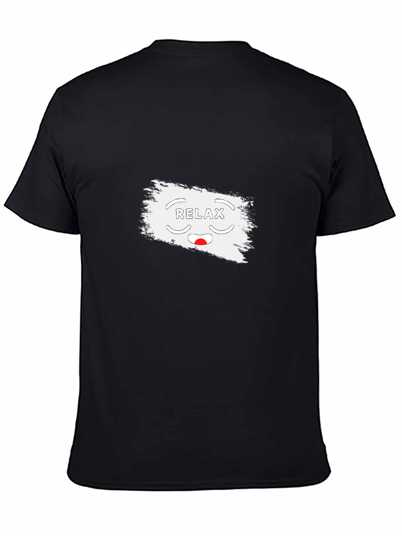 Relax Graphic Tee - Black Comfort Fit