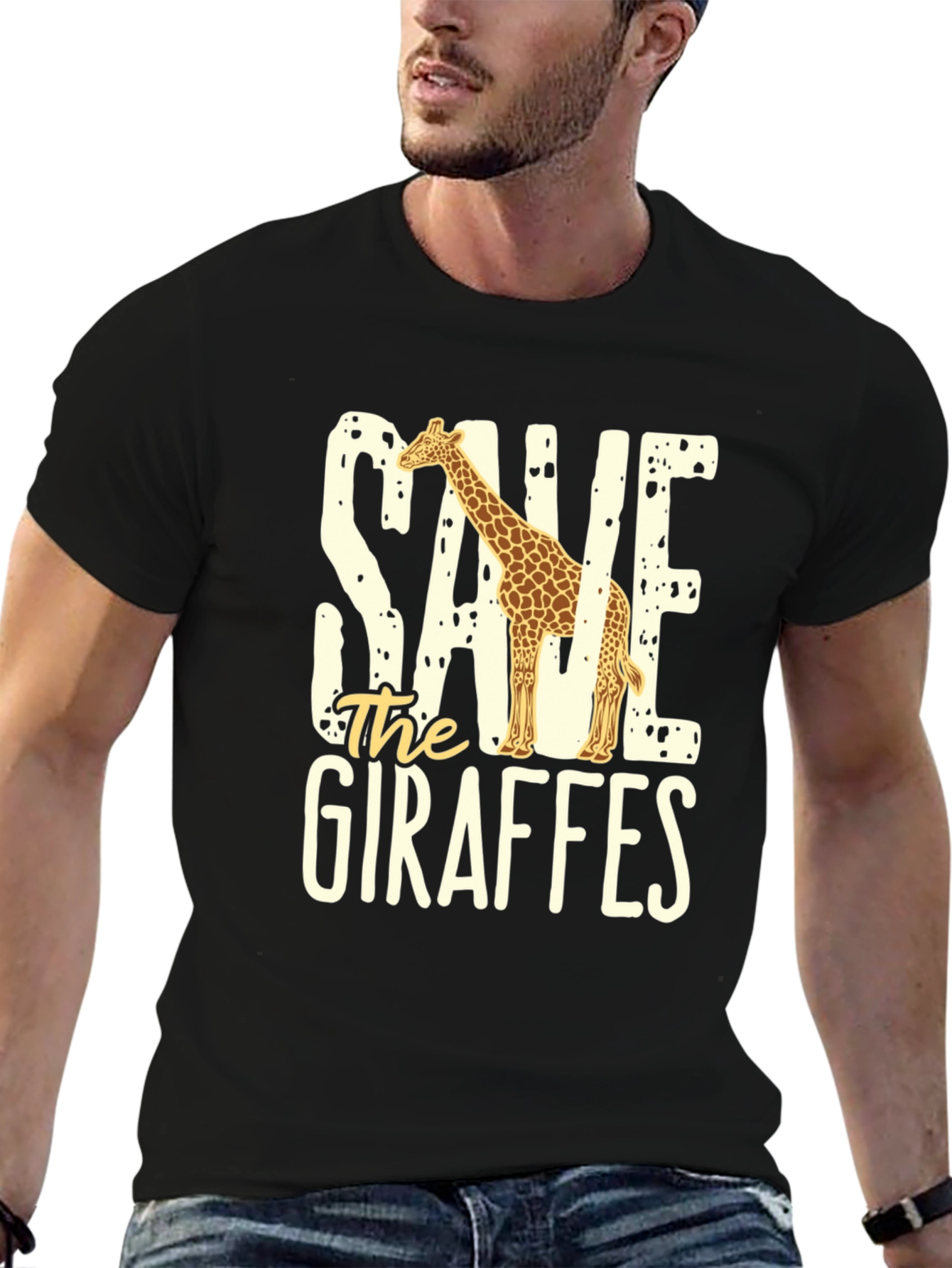 Save the Giraffes Graphic Tee