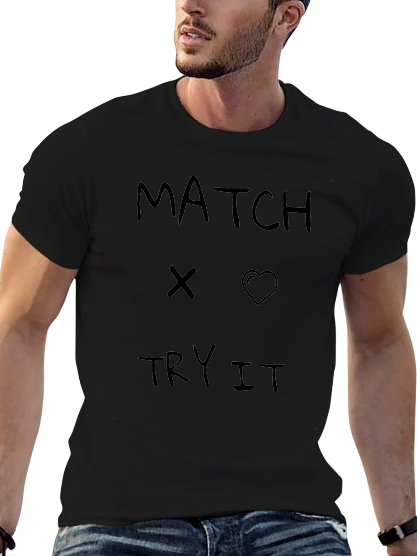 Match x Heart Try It Graphic Tee