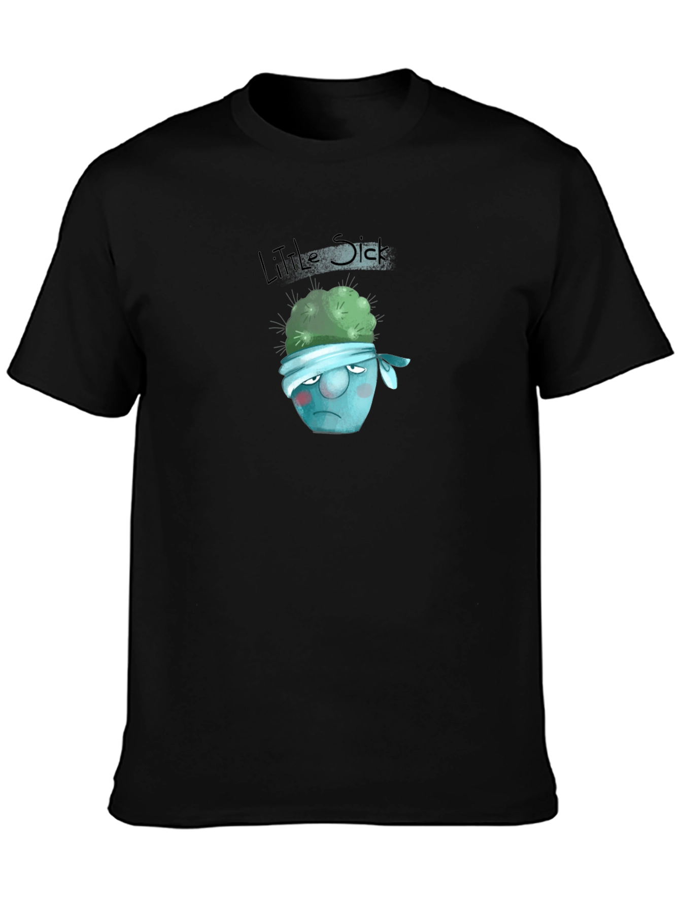 Little Sick Cartoon T-Shirt