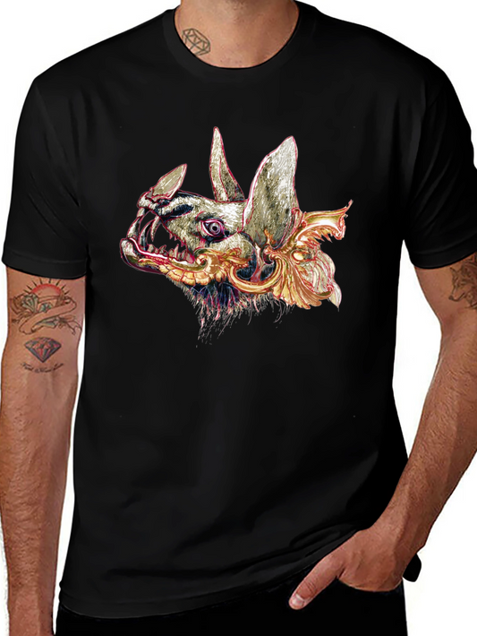 Graphic Bat T-Shirt - Black