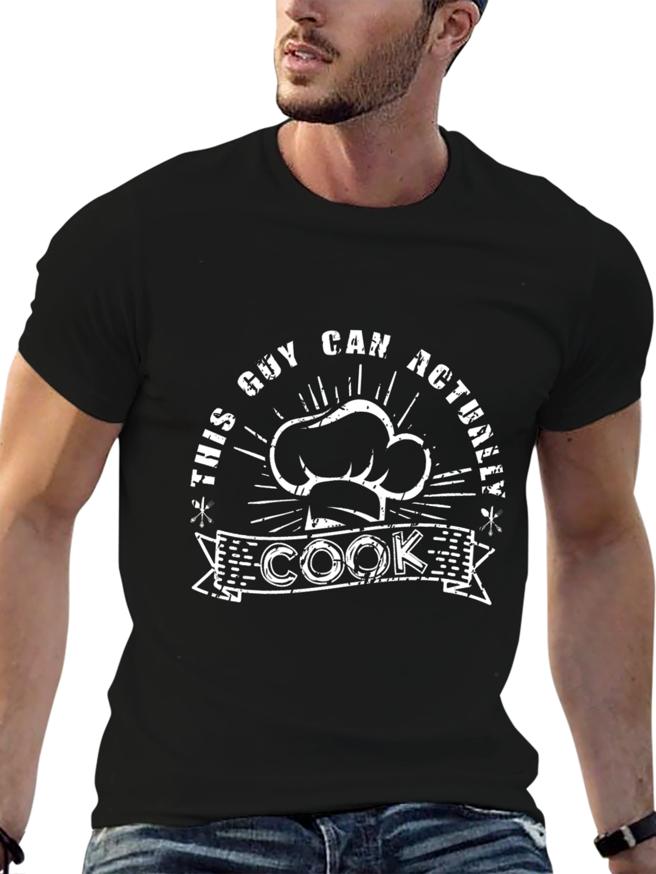 Funny Chef T-Shirt - This Guy Can Actually Cook!