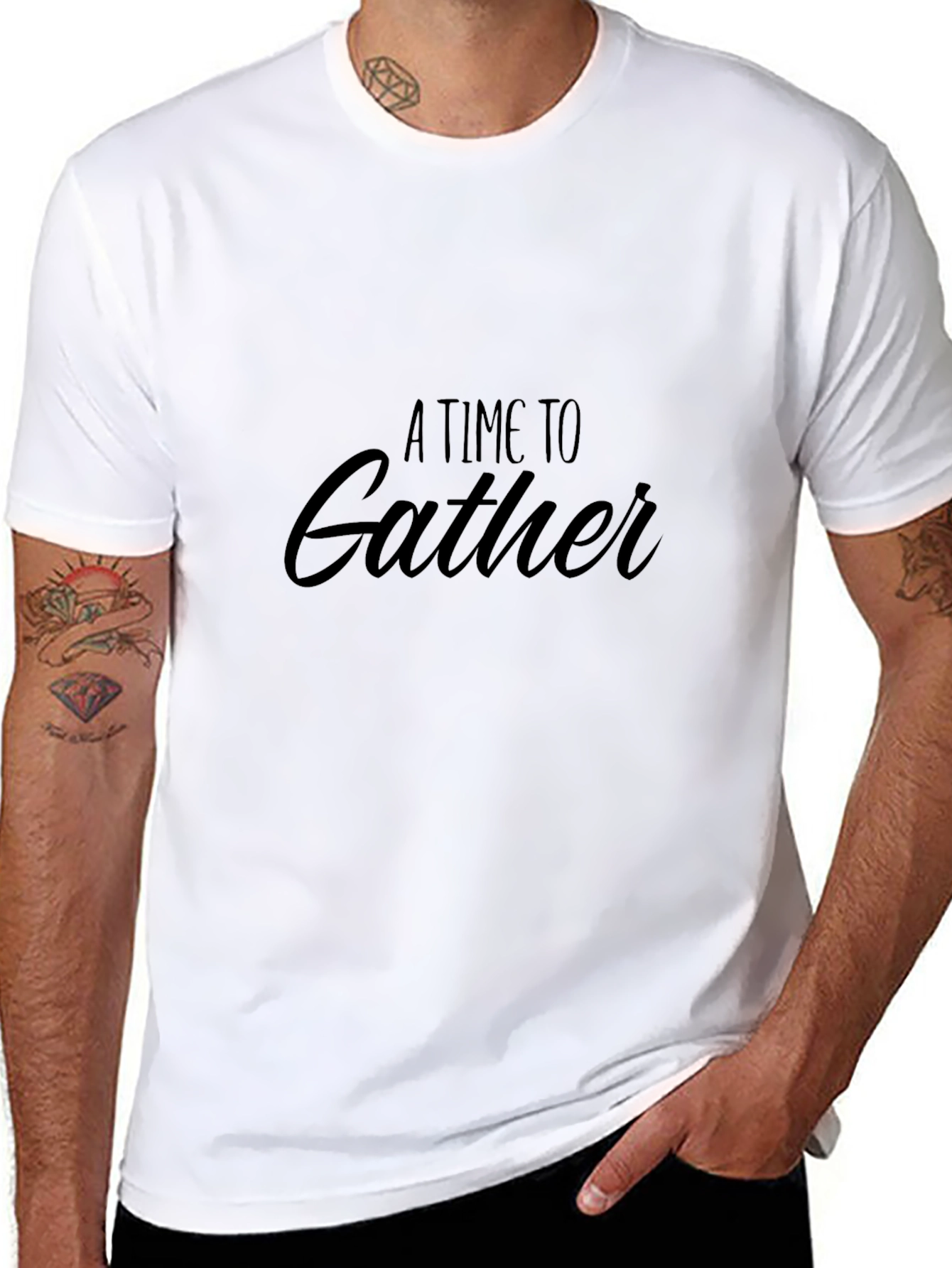 A Time to Gather Black Tee