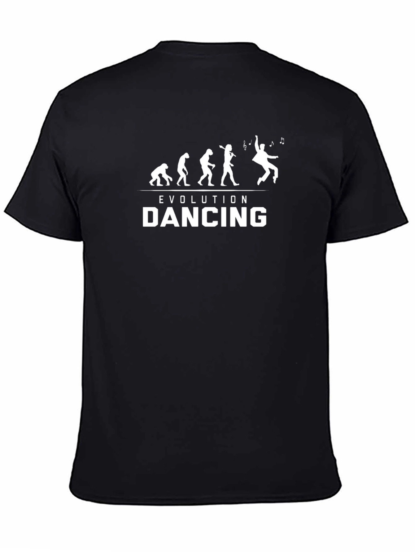 Evolution of Dancing Black T-Shirt