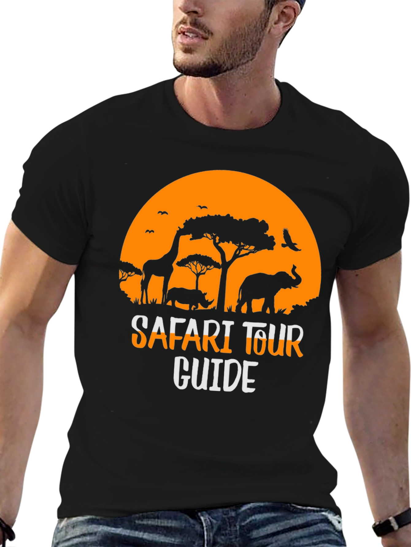 Safari Tour Guide T-Shirt - Wildlife Adventure Tee