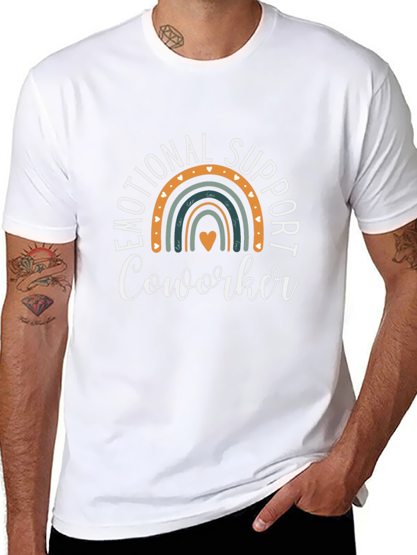 Emotional Support Coworker Graphic Tee