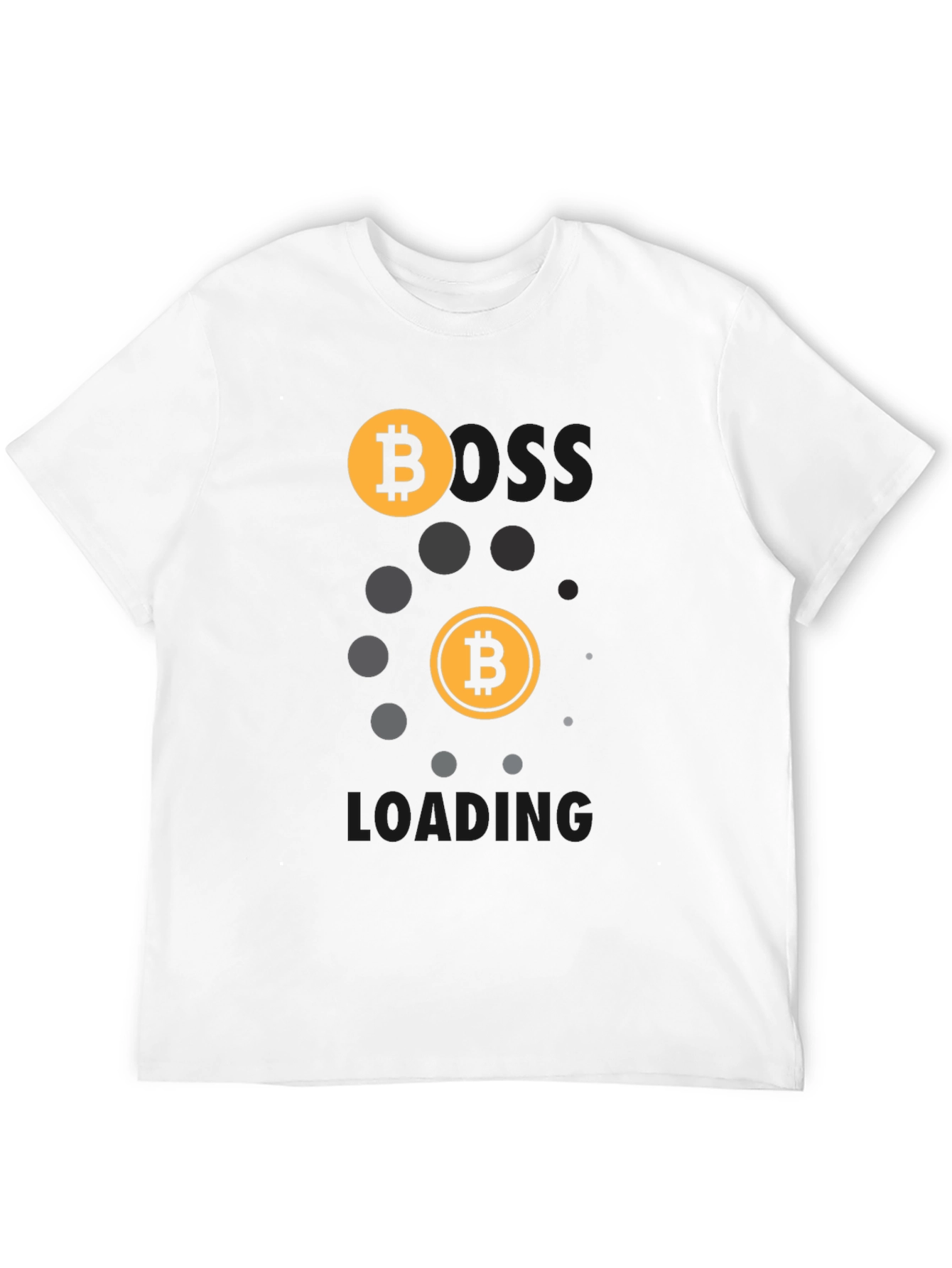 Bitcoin Loading Black T-Shirt | Crypto Tee