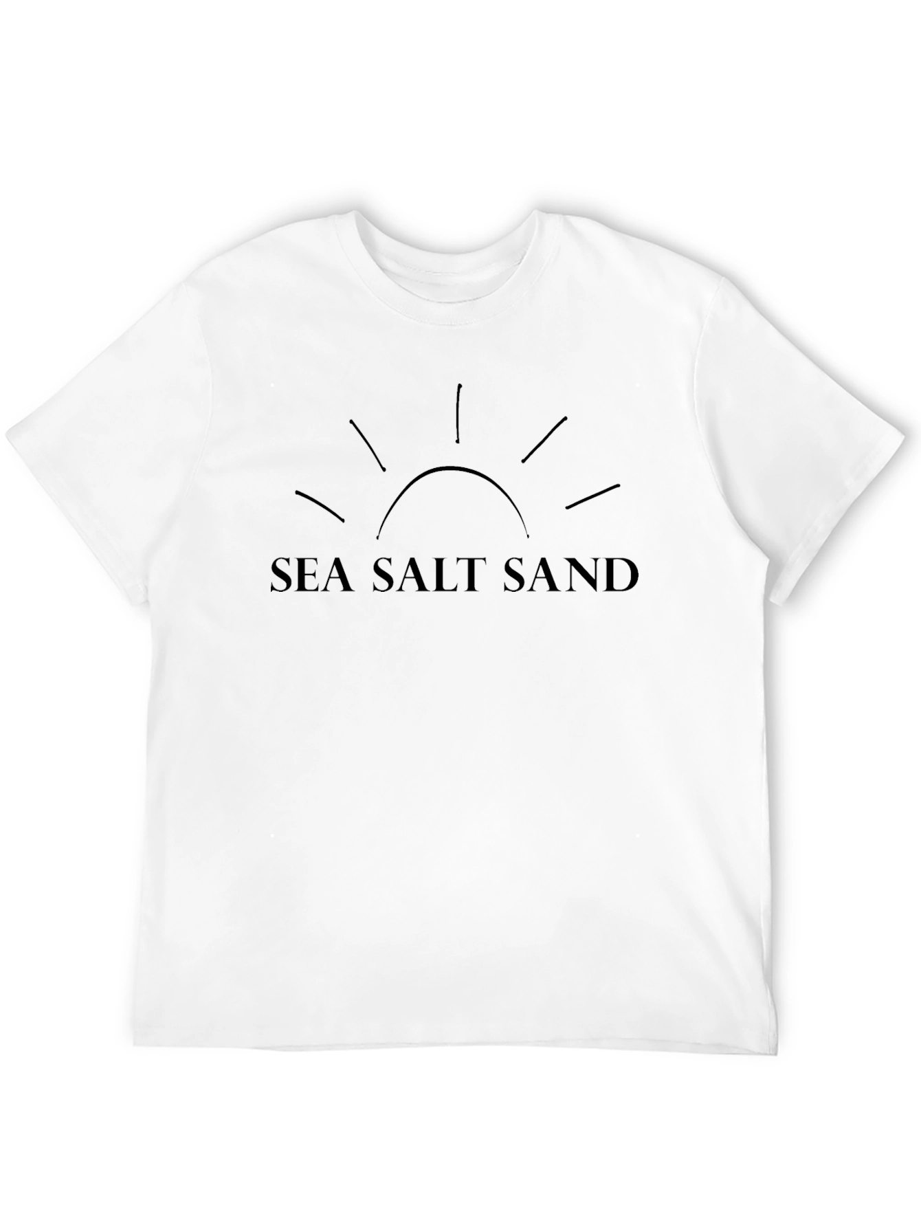 Sea Salt Sand Black Graphic Tee