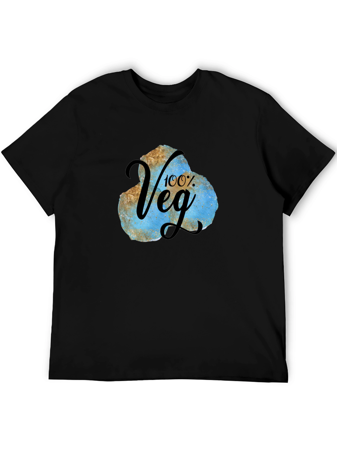 100% Veg Graphic Tee - Vegan T-Shirt