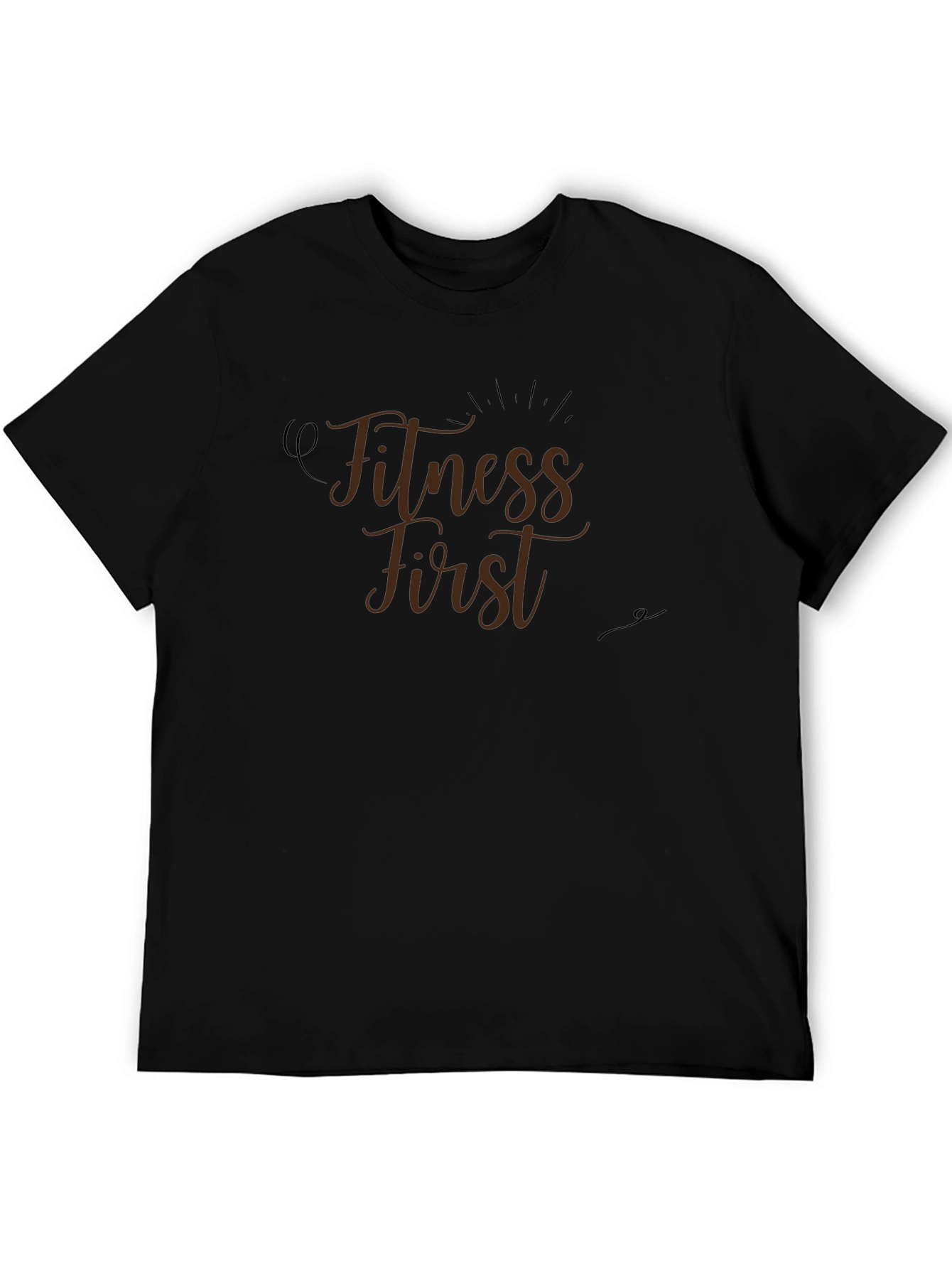 Fitness First Mens Graphic Tee - Black